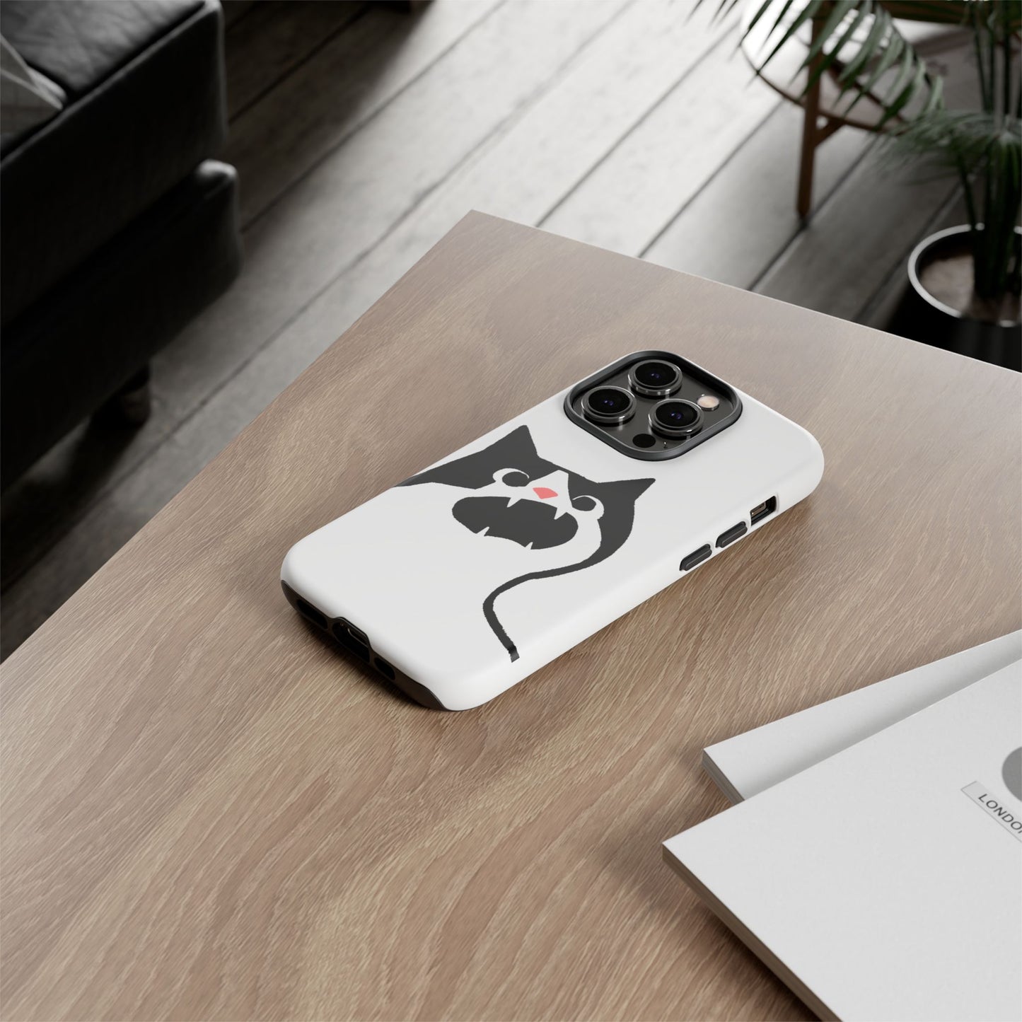Existential Crisis Cat Dual Layer Phone Case