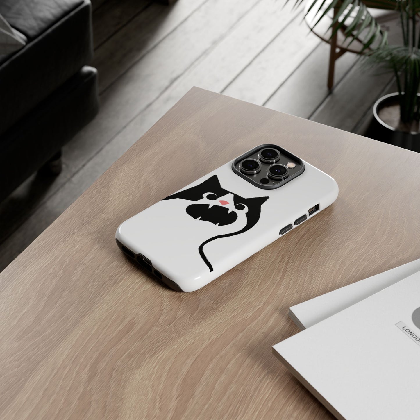 Existential Crisis Cat Dual Layer Phone Case