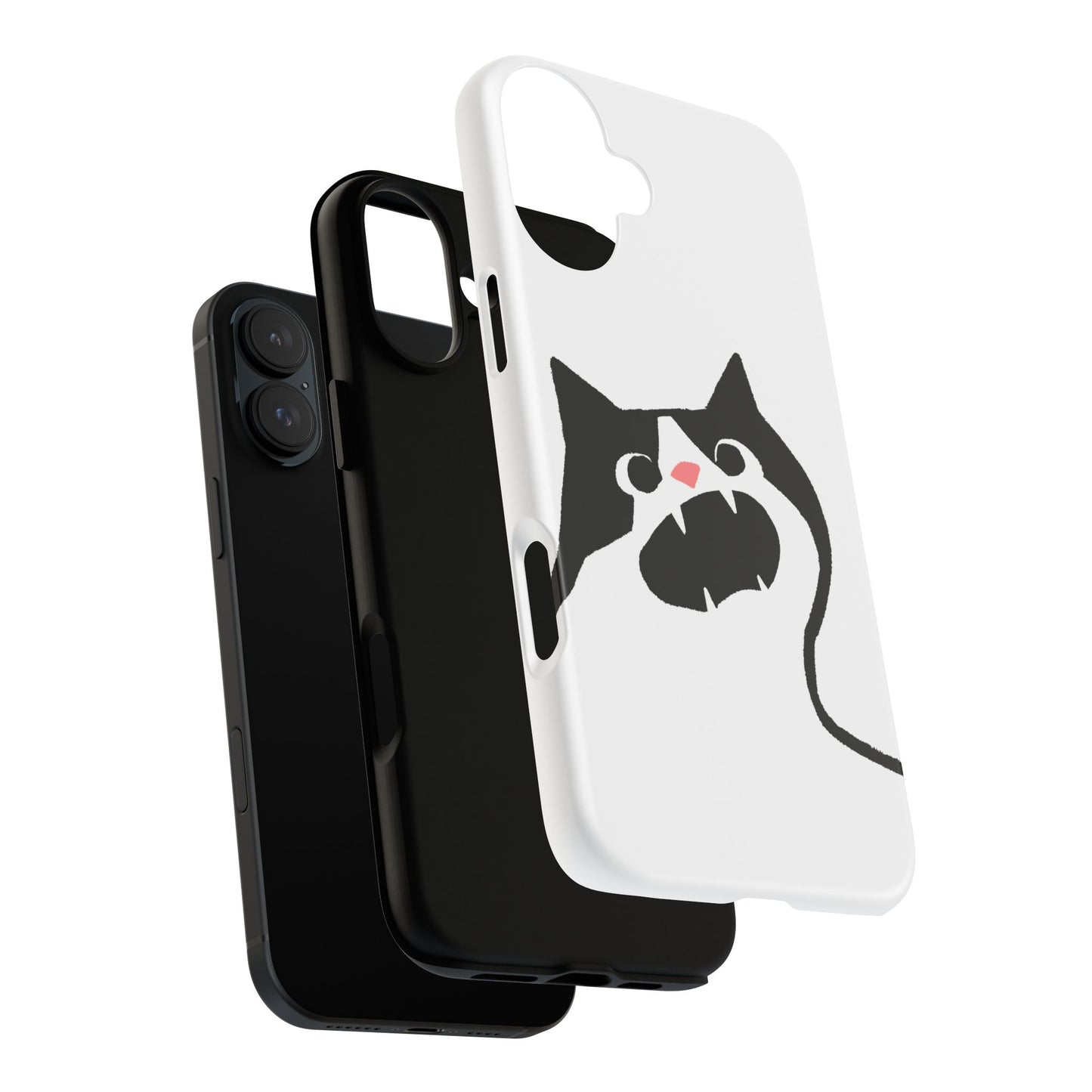 Existential Crisis Cat Dual Layer Phone Case