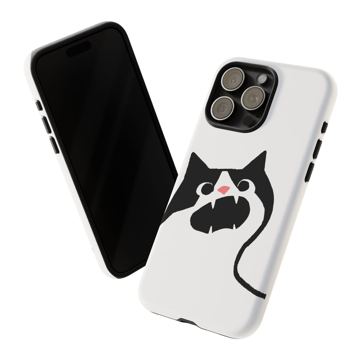 Existential Crisis Cat Dual Layer Phone Case