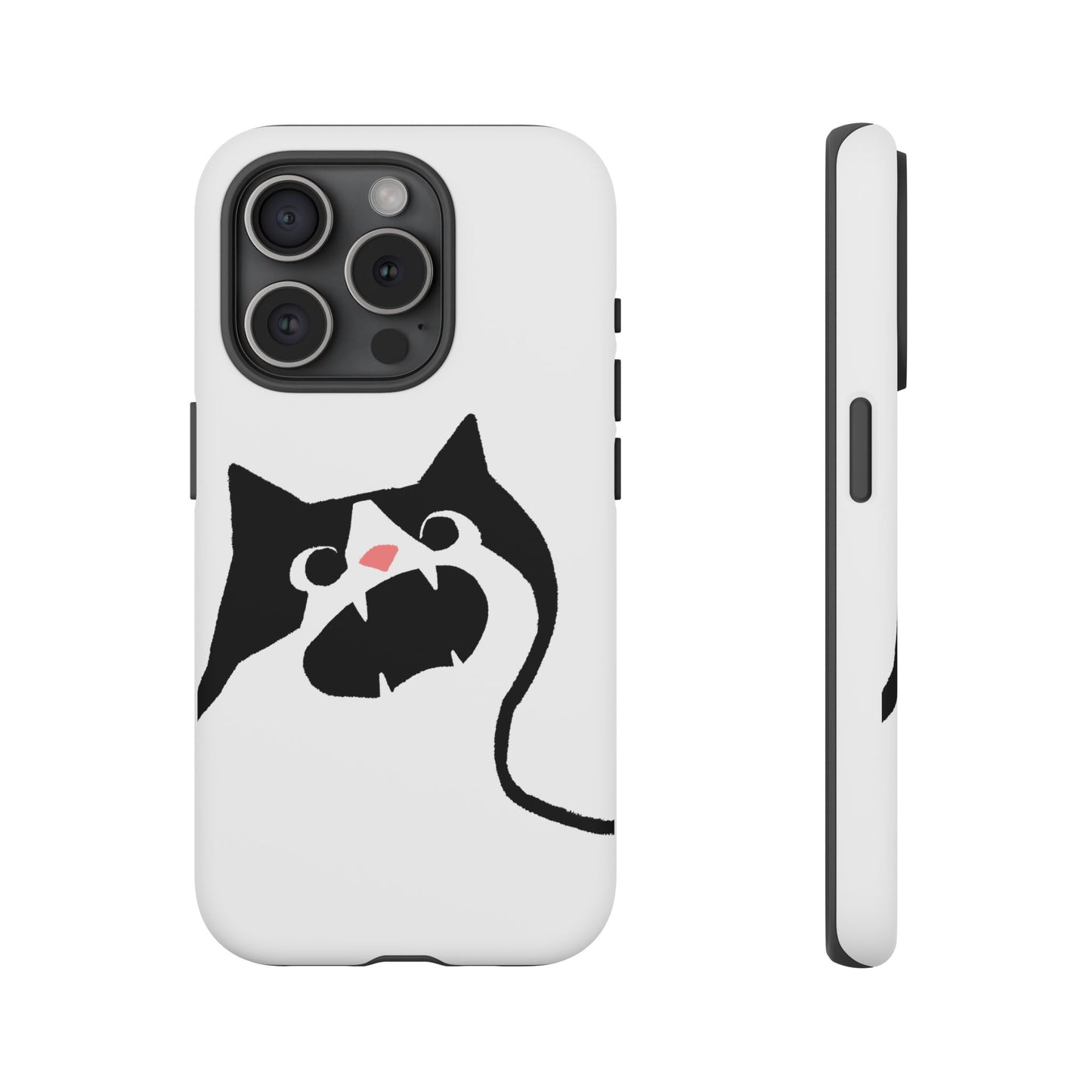 Existential Crisis Cat Dual Layer Phone Case