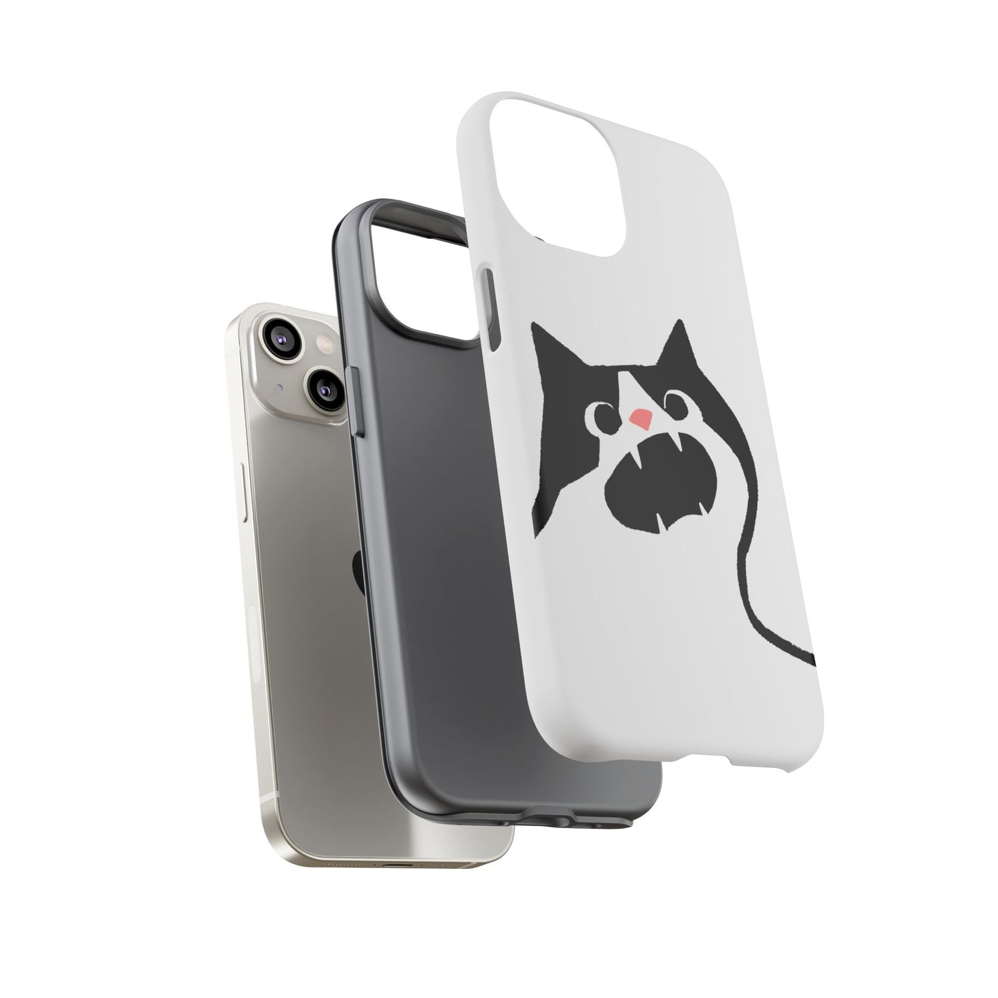 Existential Crisis Cat Dual Layer Phone Case