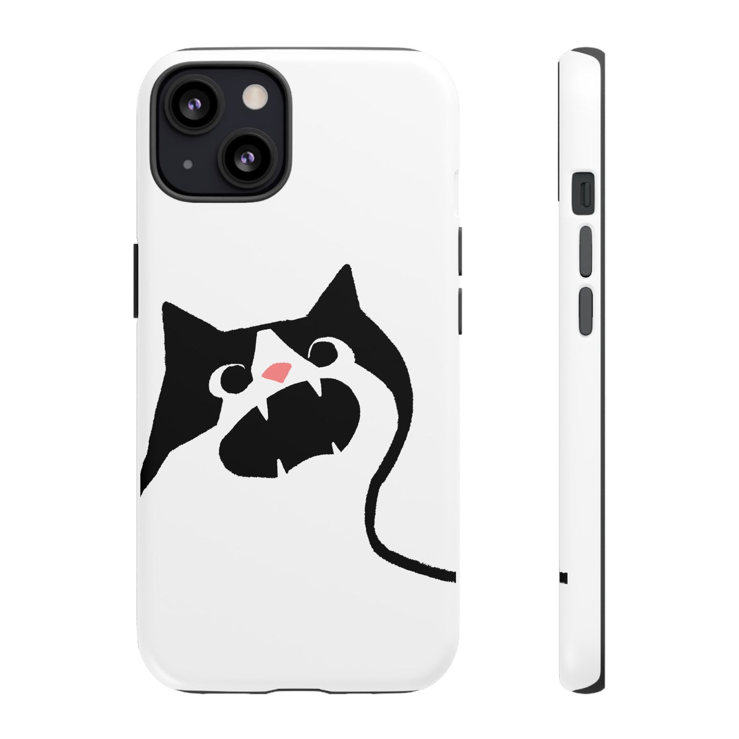 Existential Crisis Cat Dual Layer Phone Case