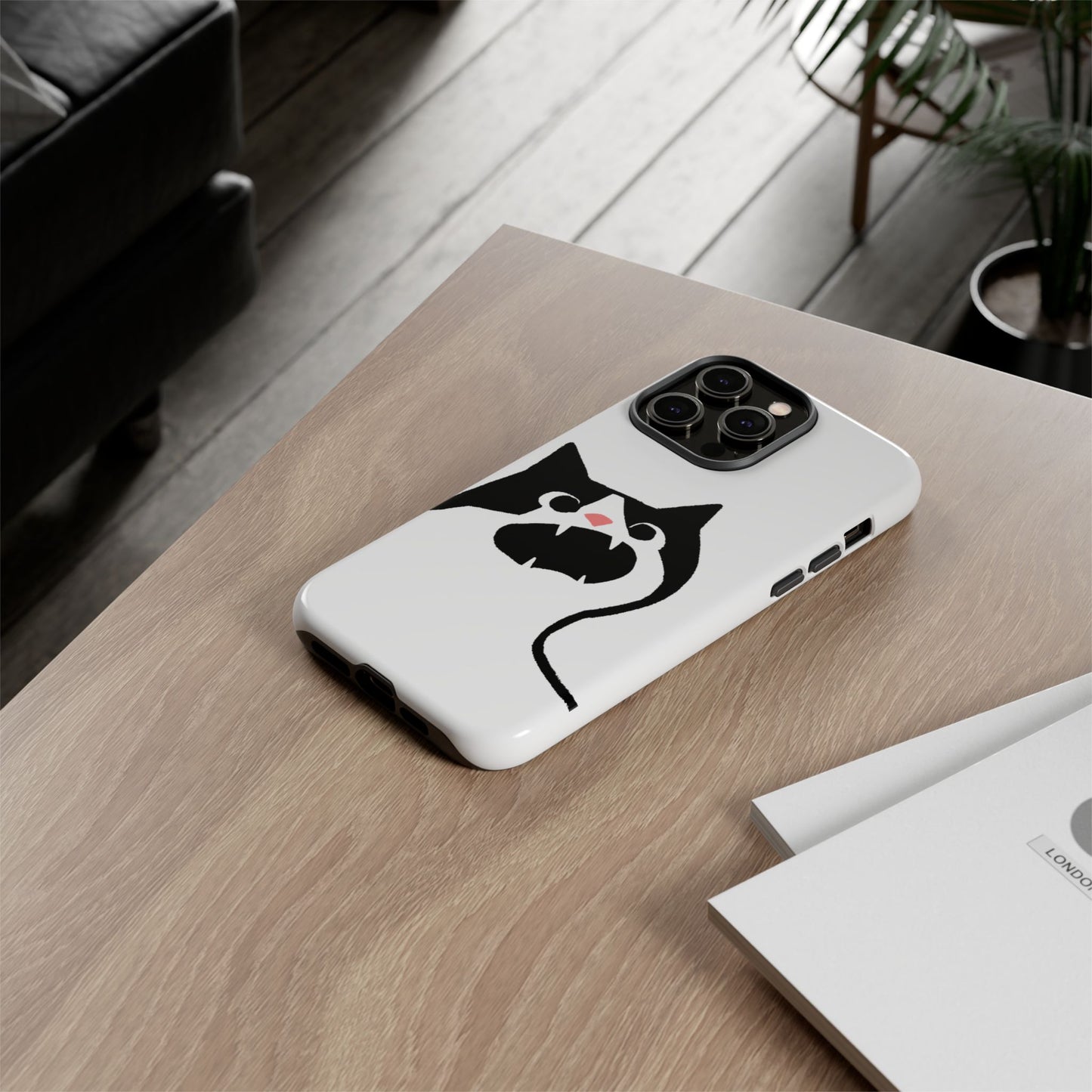 Existential Crisis Cat Dual Layer Phone Case