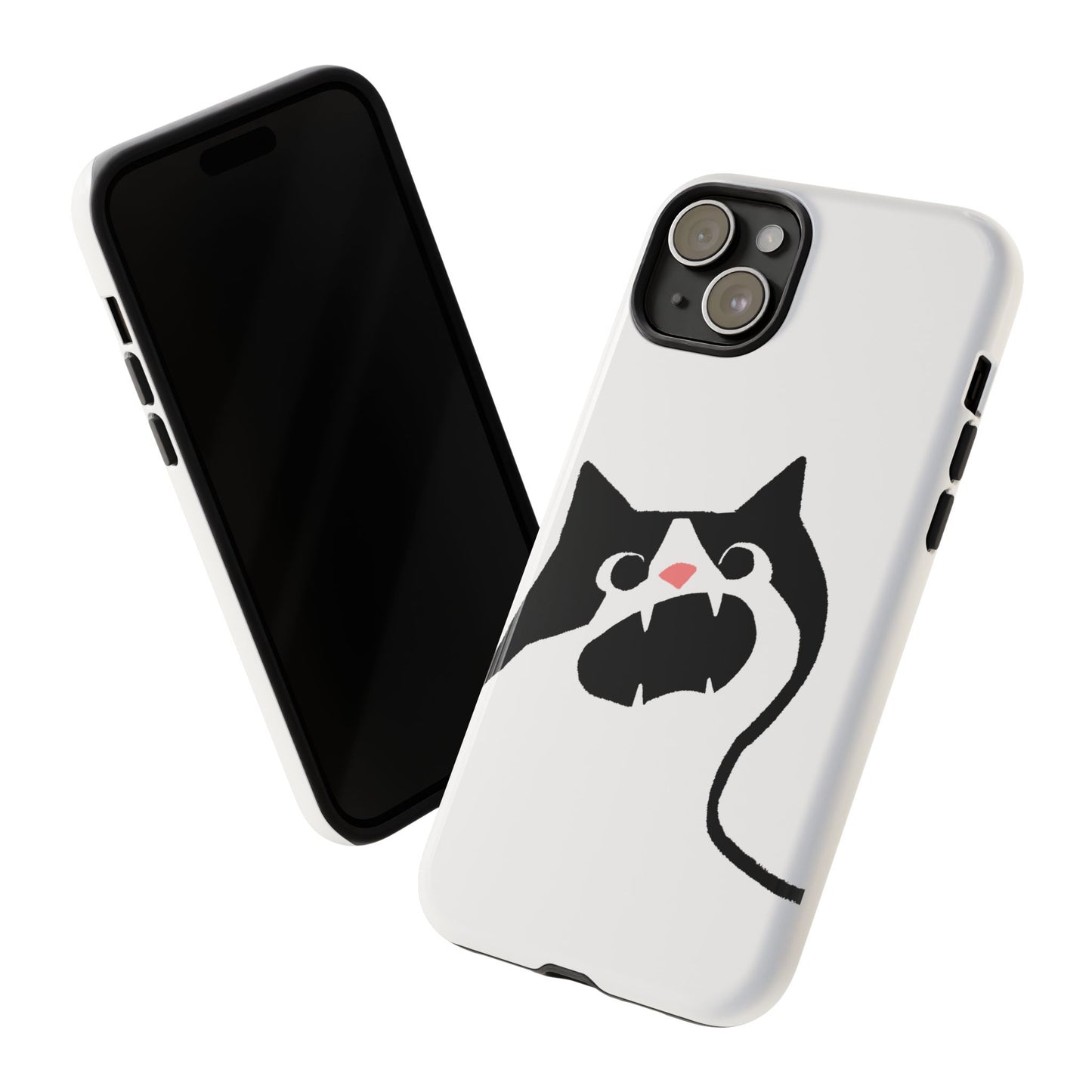 Existential Crisis Cat Dual Layer Phone Case