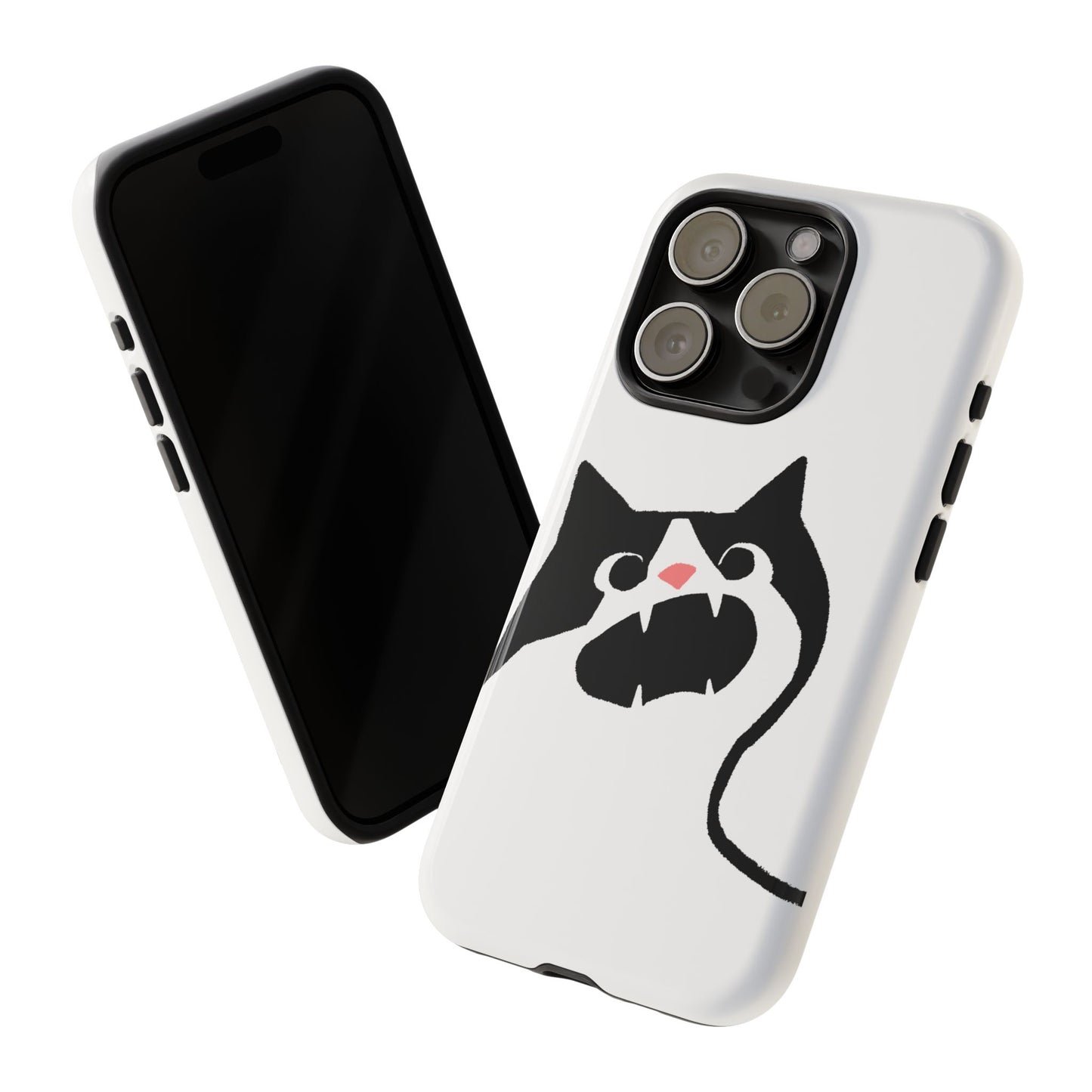 Existential Crisis Cat Dual Layer Phone Case