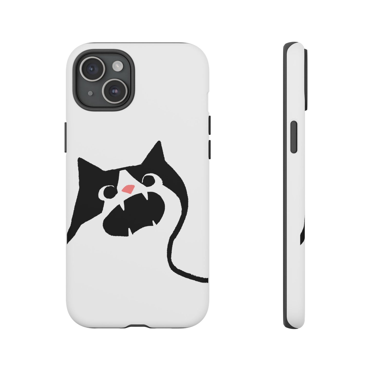 Existential Crisis Cat Dual Layer Phone Case