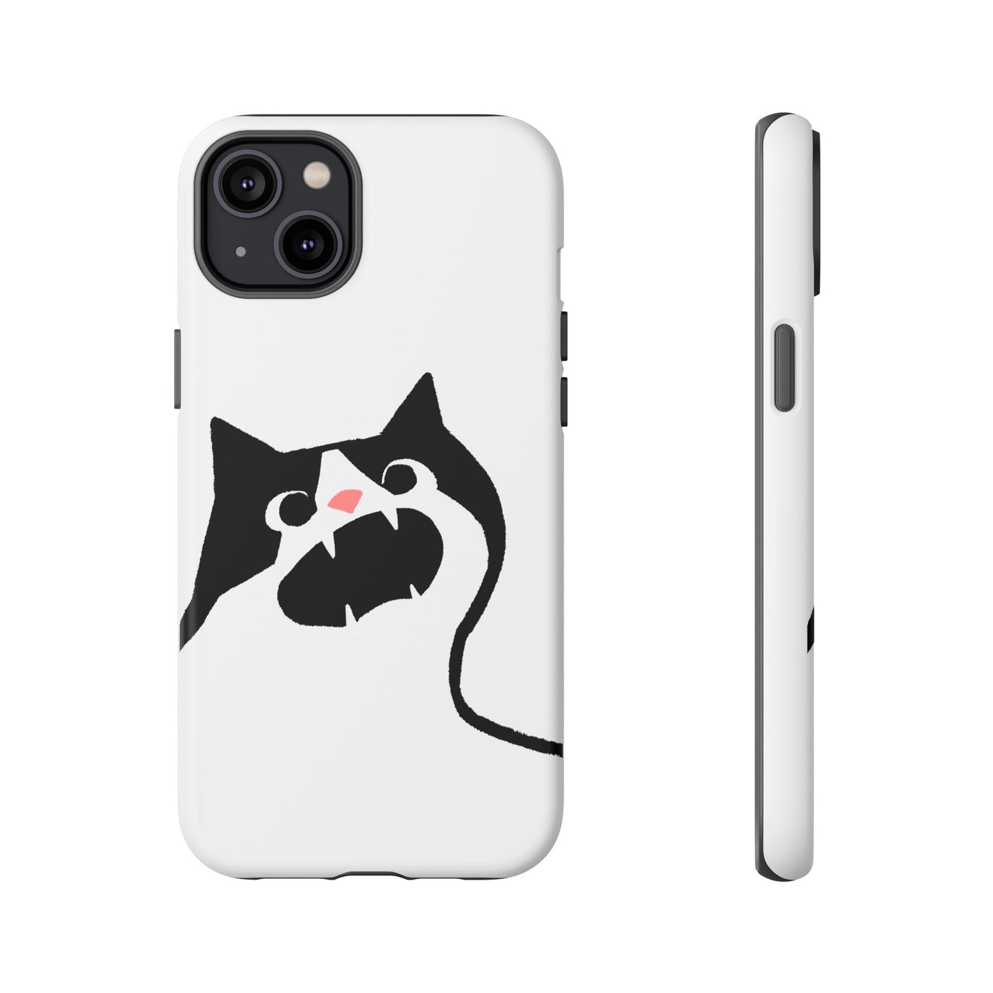 Existential Crisis Cat Dual Layer Phone Case