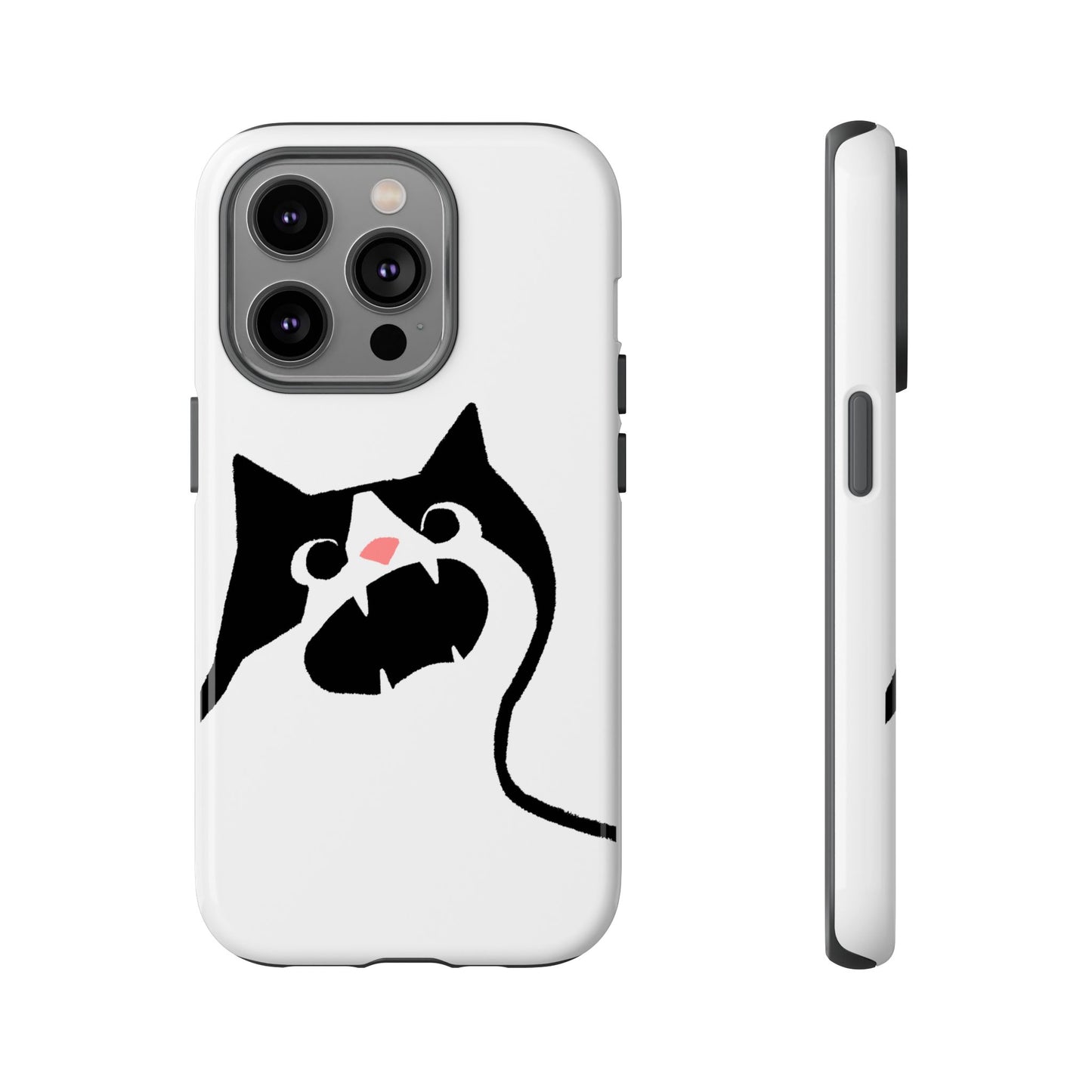 Existential Crisis Cat Dual Layer Phone Case