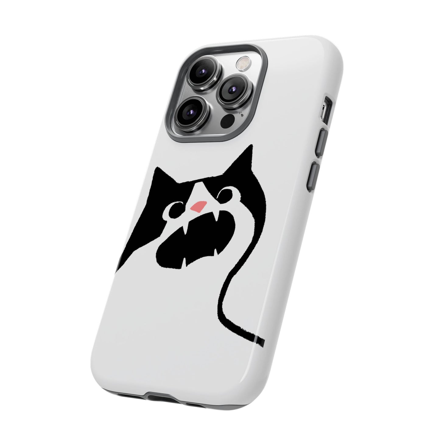 Existential Crisis Cat Dual Layer Phone Case