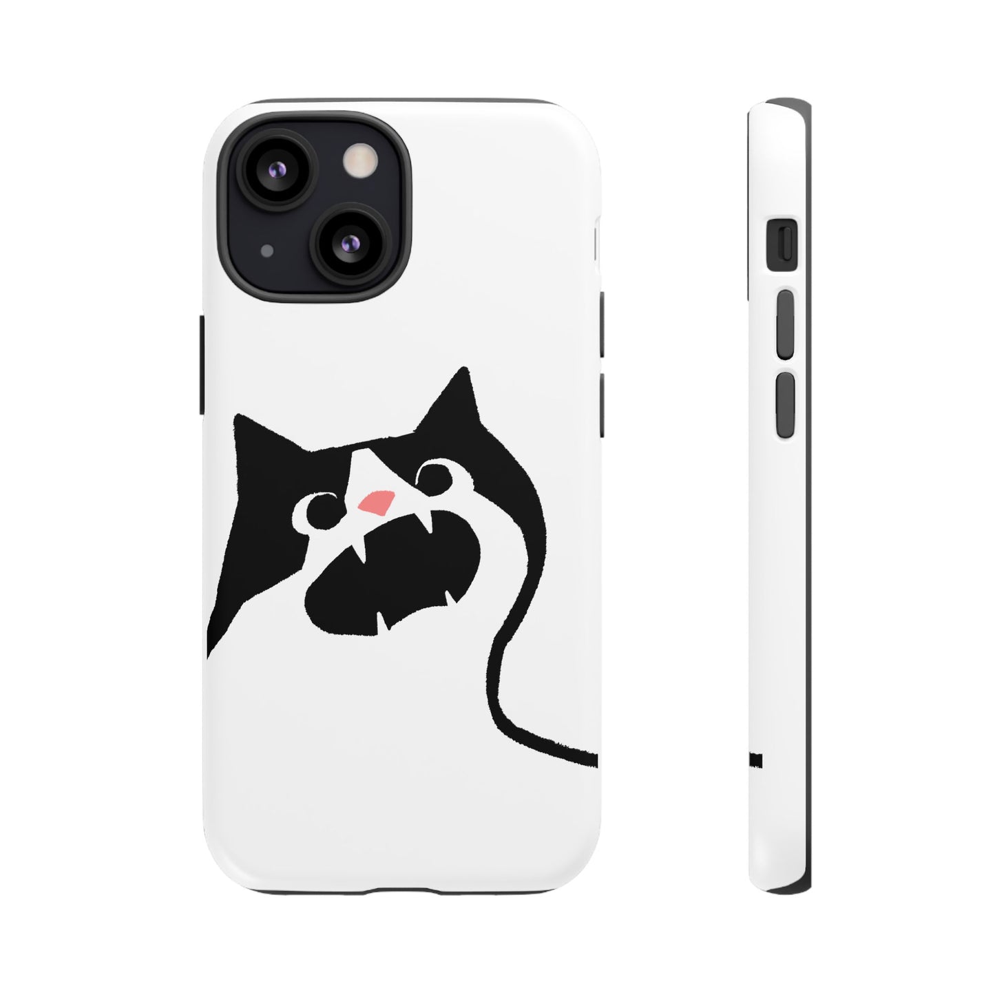 Existential Crisis Cat Dual Layer Phone Case