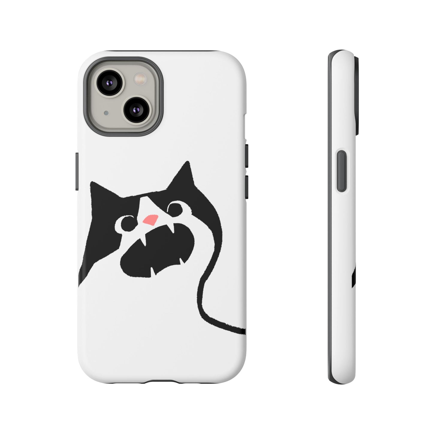Existential Crisis Cat Dual Layer Phone Case