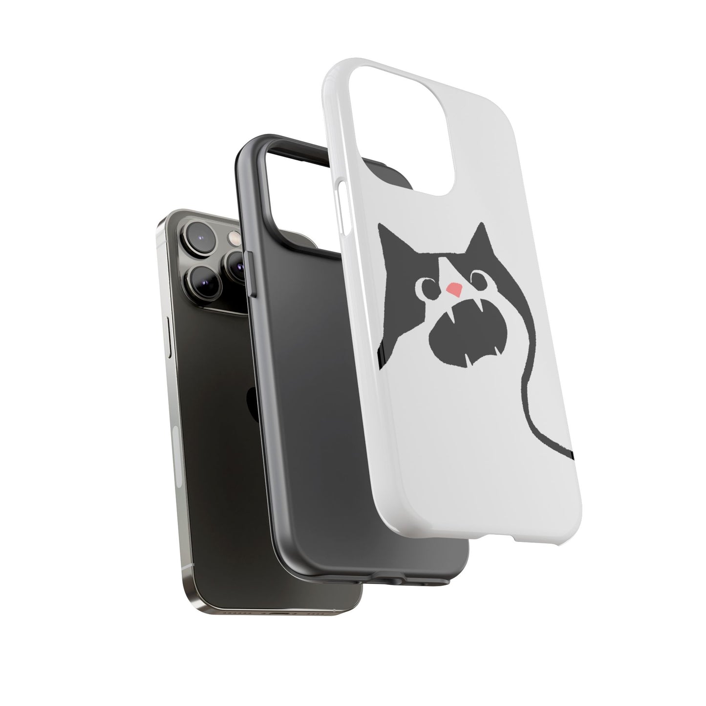 Existential Crisis Cat Dual Layer Phone Case