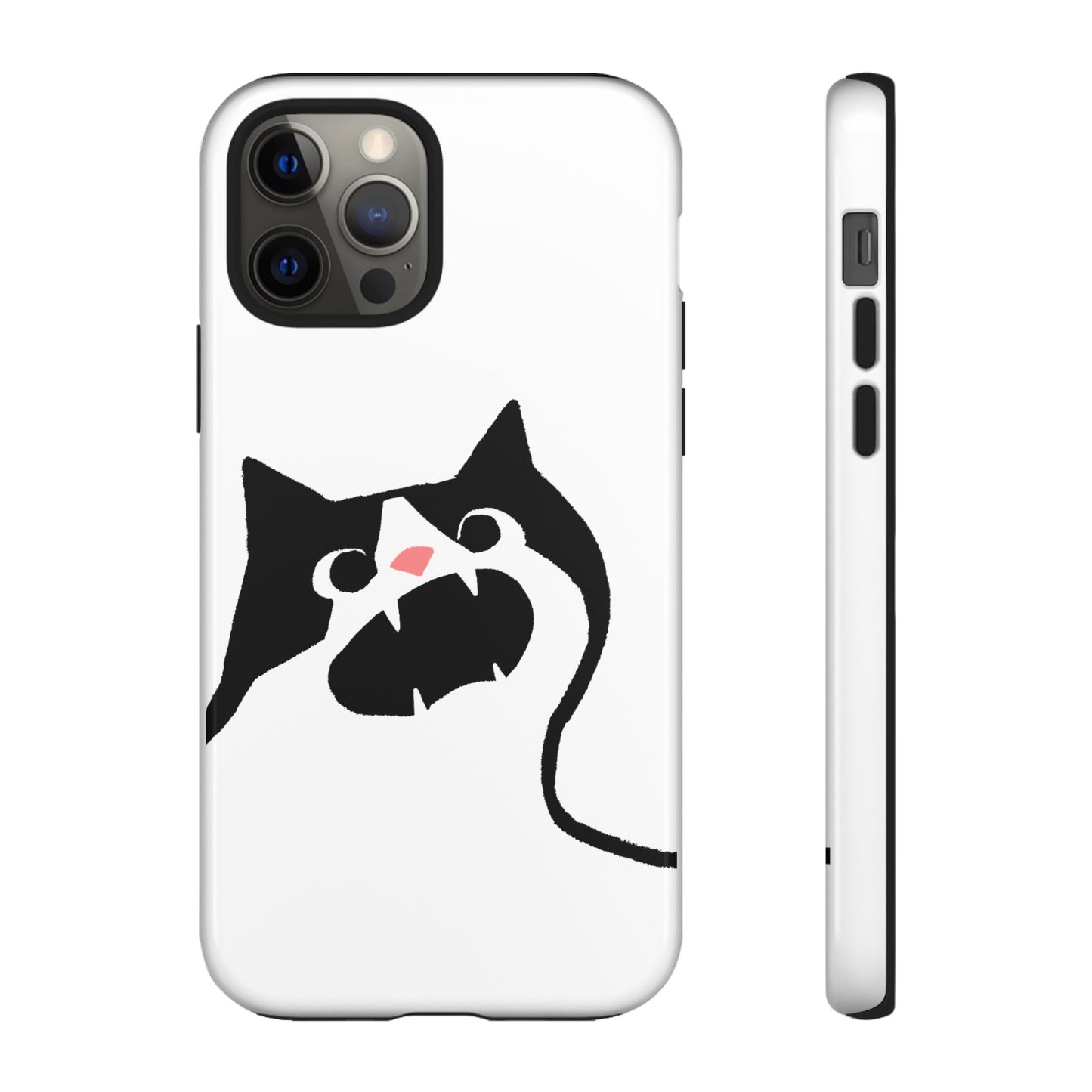Existential Crisis Cat Dual Layer Phone Case