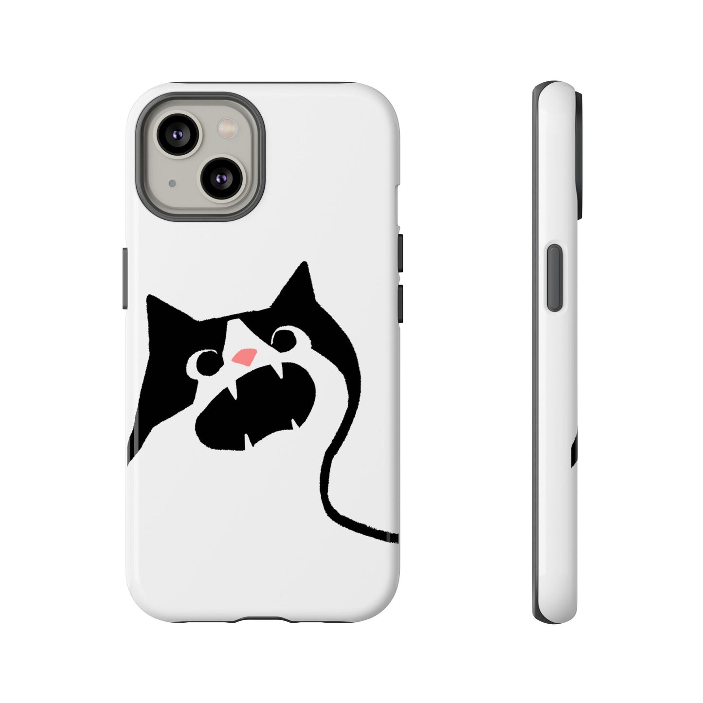 Existential Crisis Cat Dual Layer Phone Case