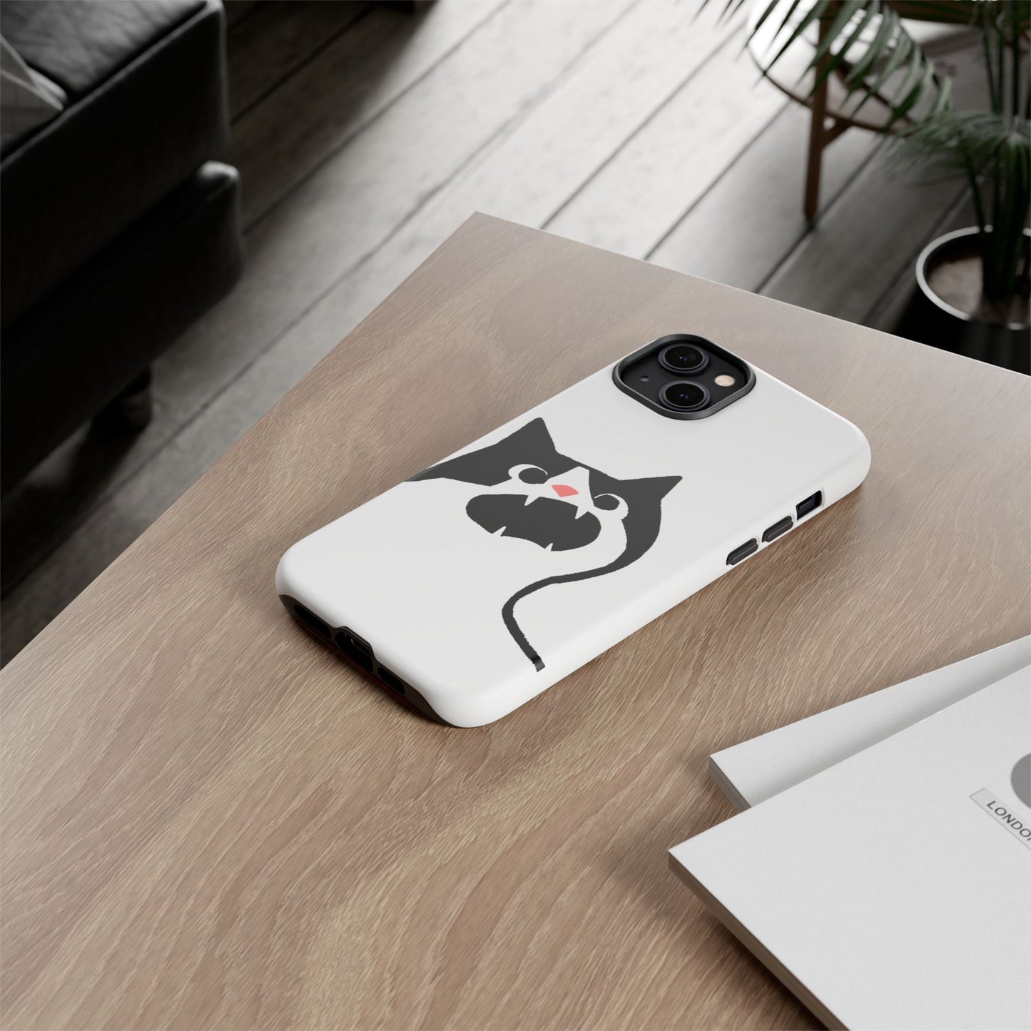 Existential Crisis Cat Dual Layer Phone Case