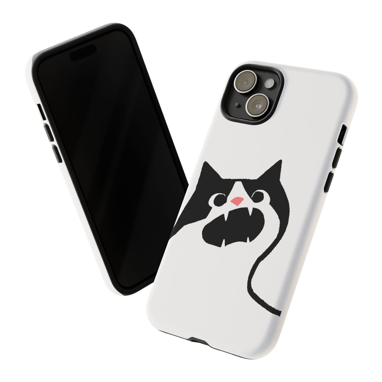 Existential Crisis Cat Dual Layer Phone Case