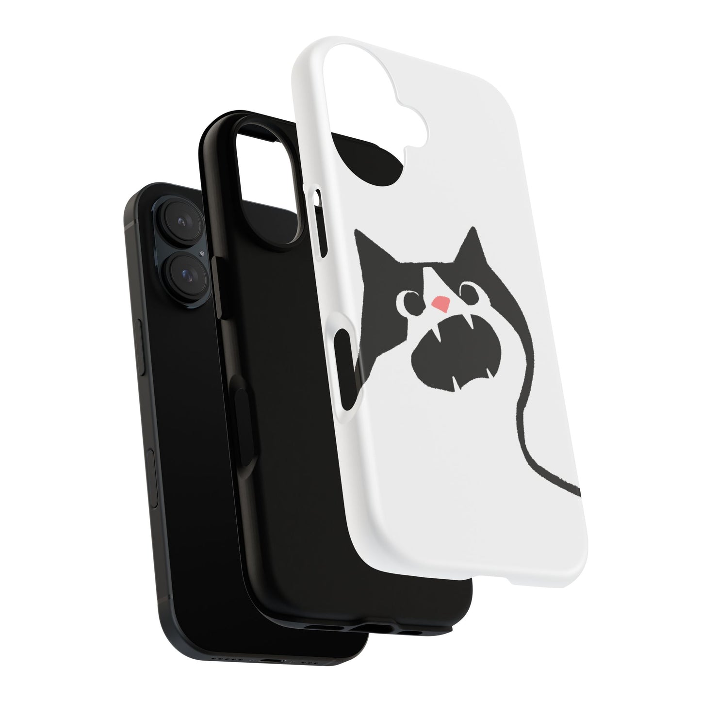 Existential Crisis Cat Dual Layer Phone Case