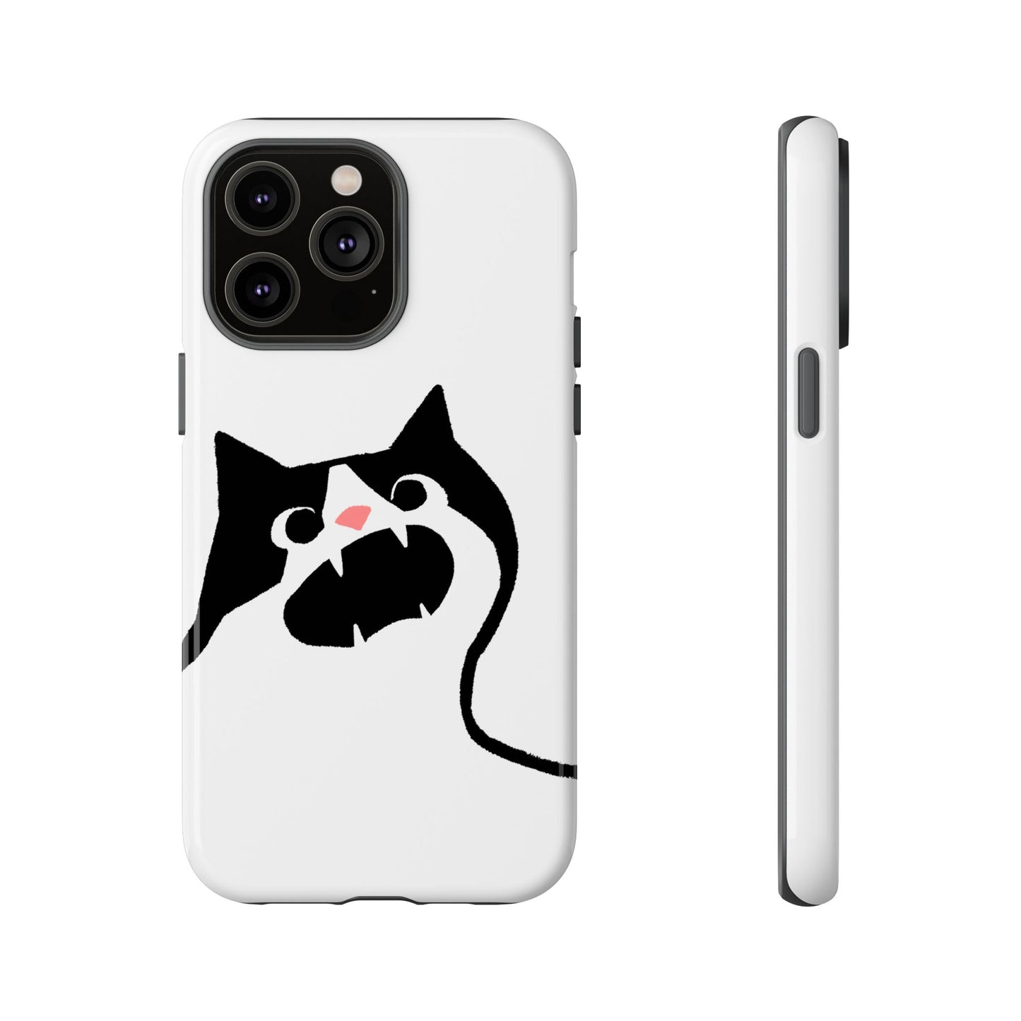 Existential Crisis Cat Dual Layer Phone Case