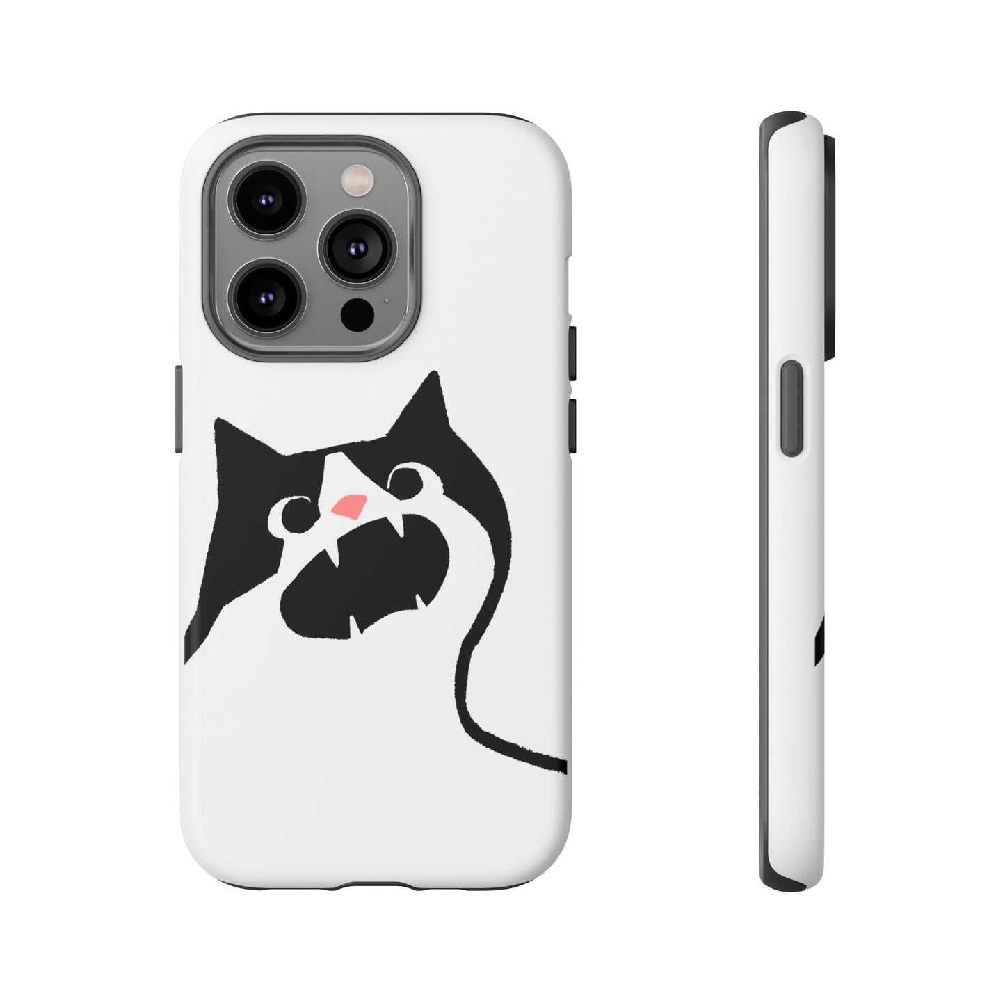 Existential Crisis Cat Dual Layer Phone Case