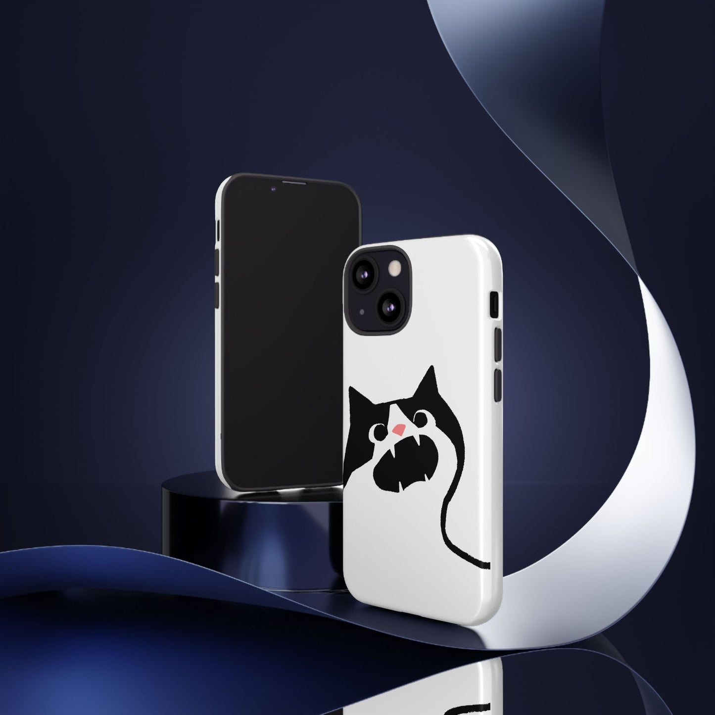 Existential Crisis Cat Dual Layer Phone Case