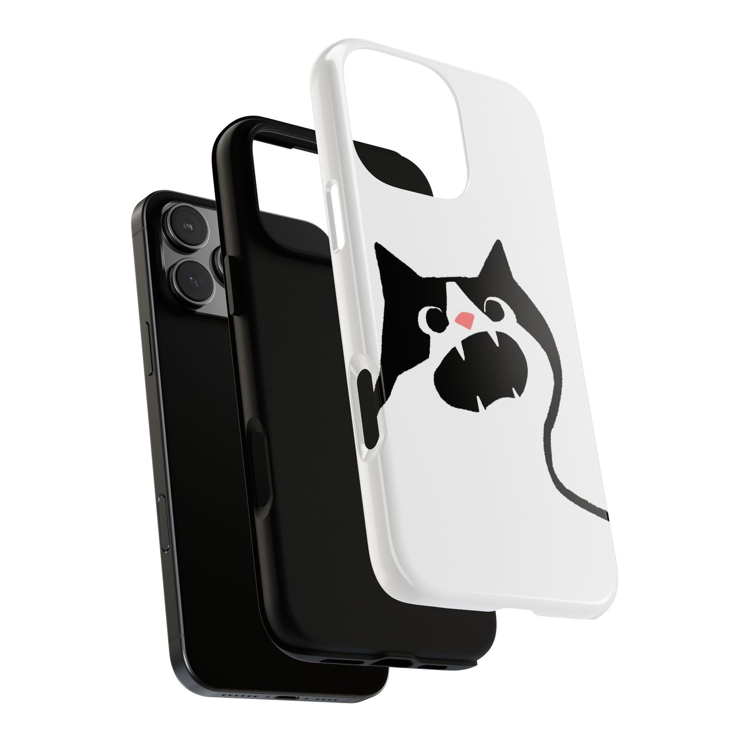 Existential Crisis Cat Dual Layer Phone Case