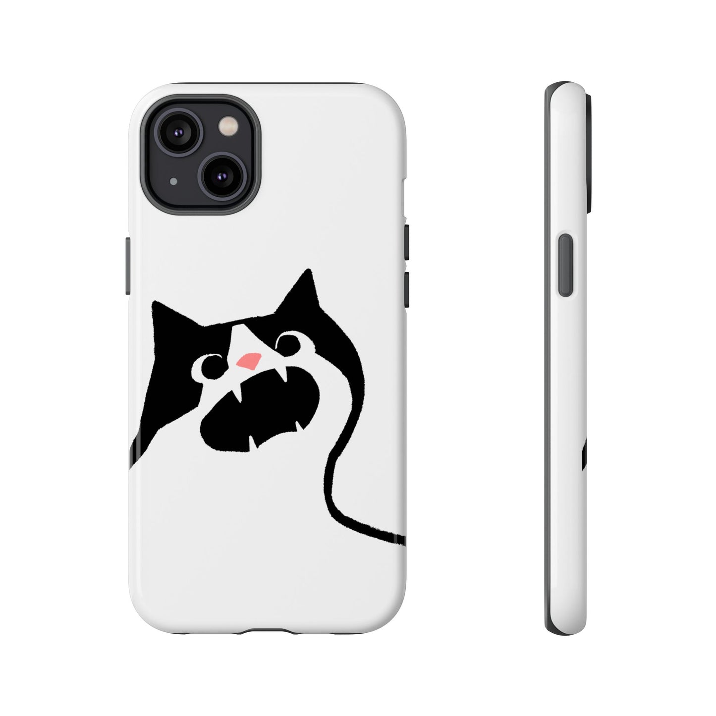 Existential Crisis Cat Dual Layer Phone Case