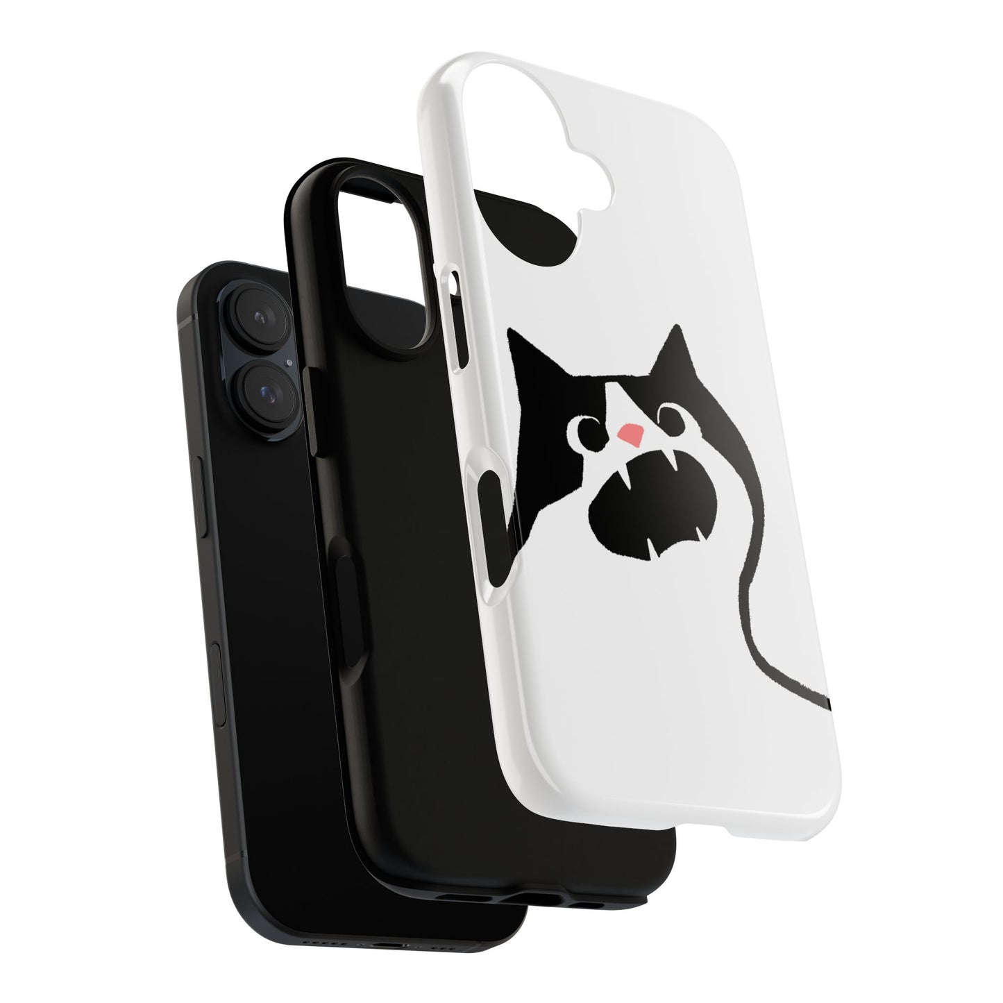 Existential Crisis Cat Dual Layer Phone Case