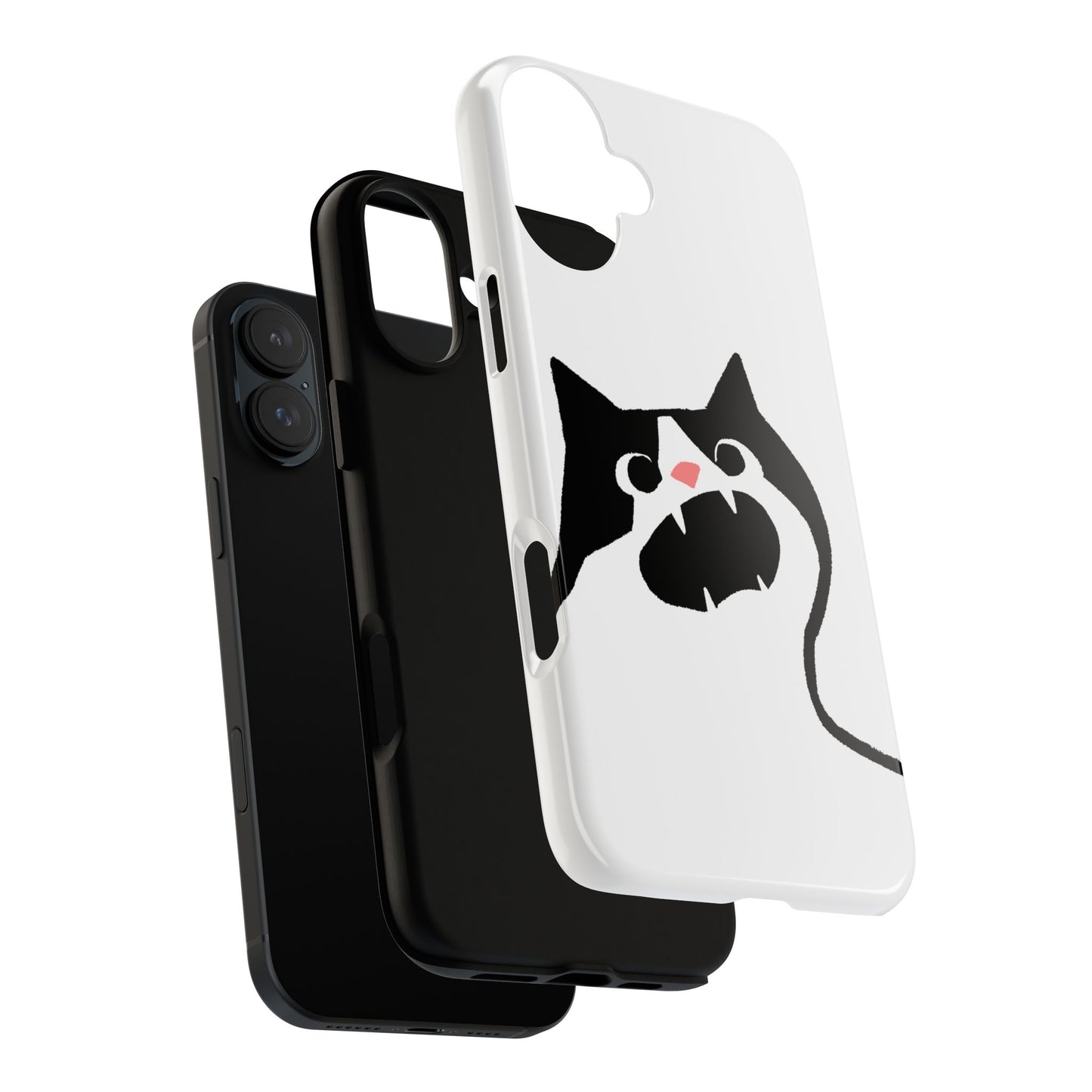 Existential Crisis Cat Dual Layer Phone Case