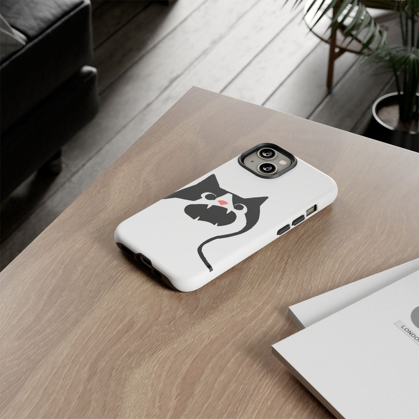 Existential Crisis Cat Dual Layer Phone Case