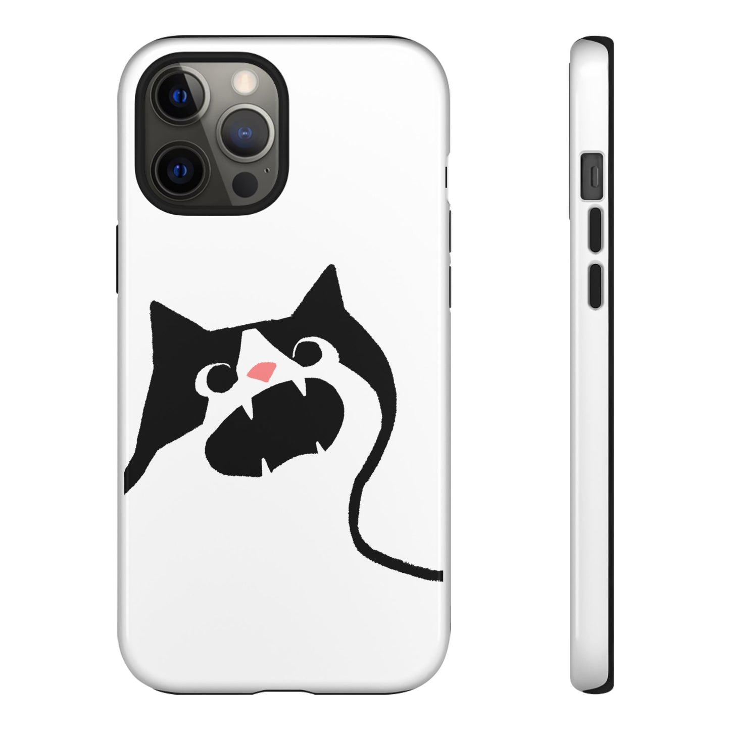 Existential Crisis Cat Dual Layer Phone Case