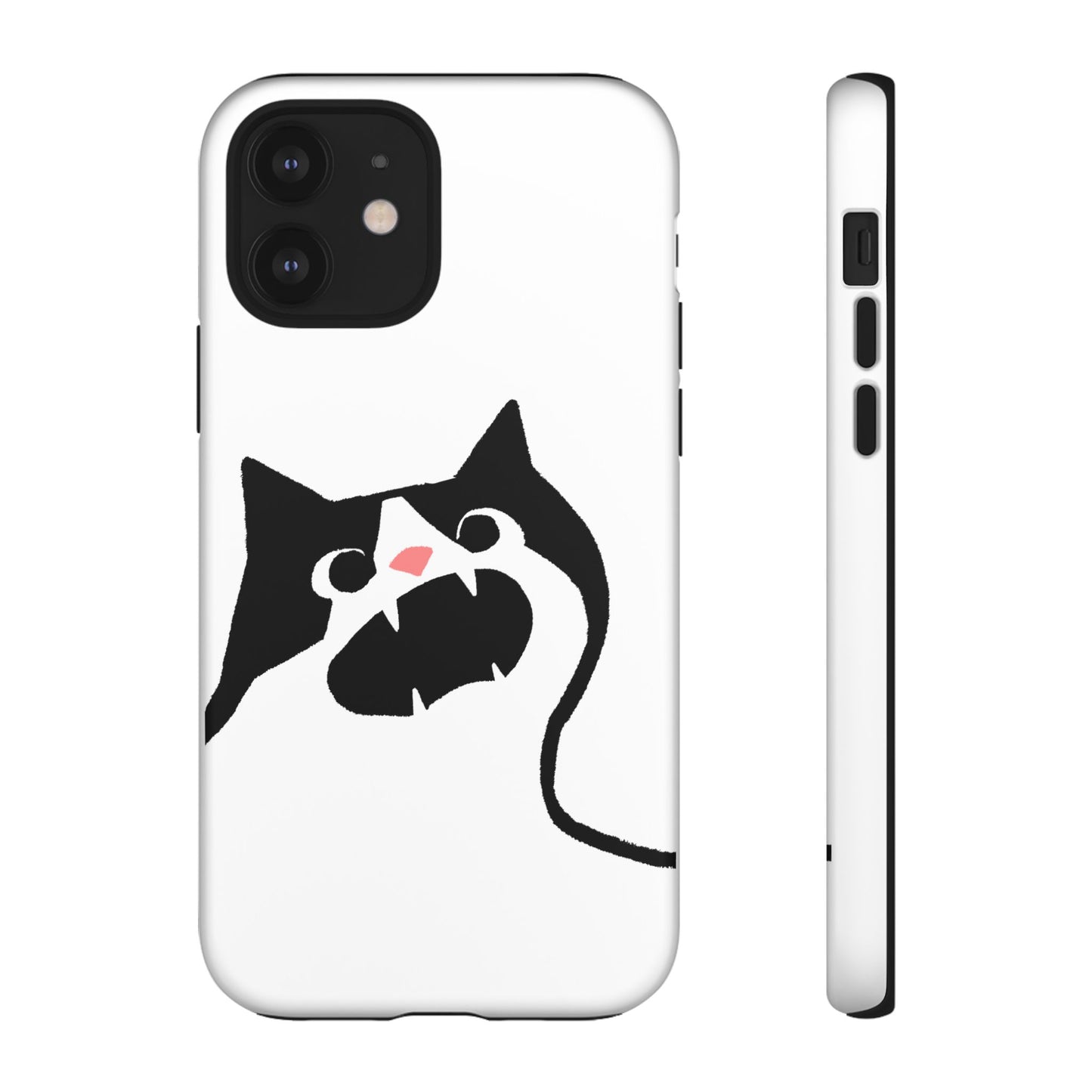 Existential Crisis Cat Dual Layer Phone Case