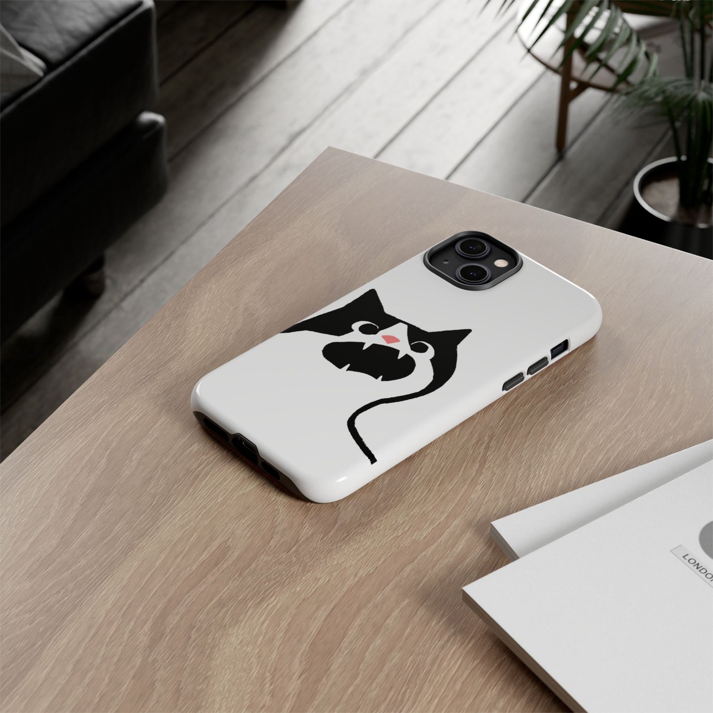 Existential Crisis Cat Dual Layer Phone Case