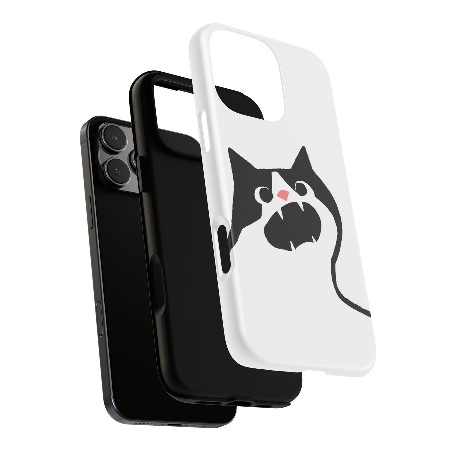 Existential Crisis Cat Dual Layer Phone Case