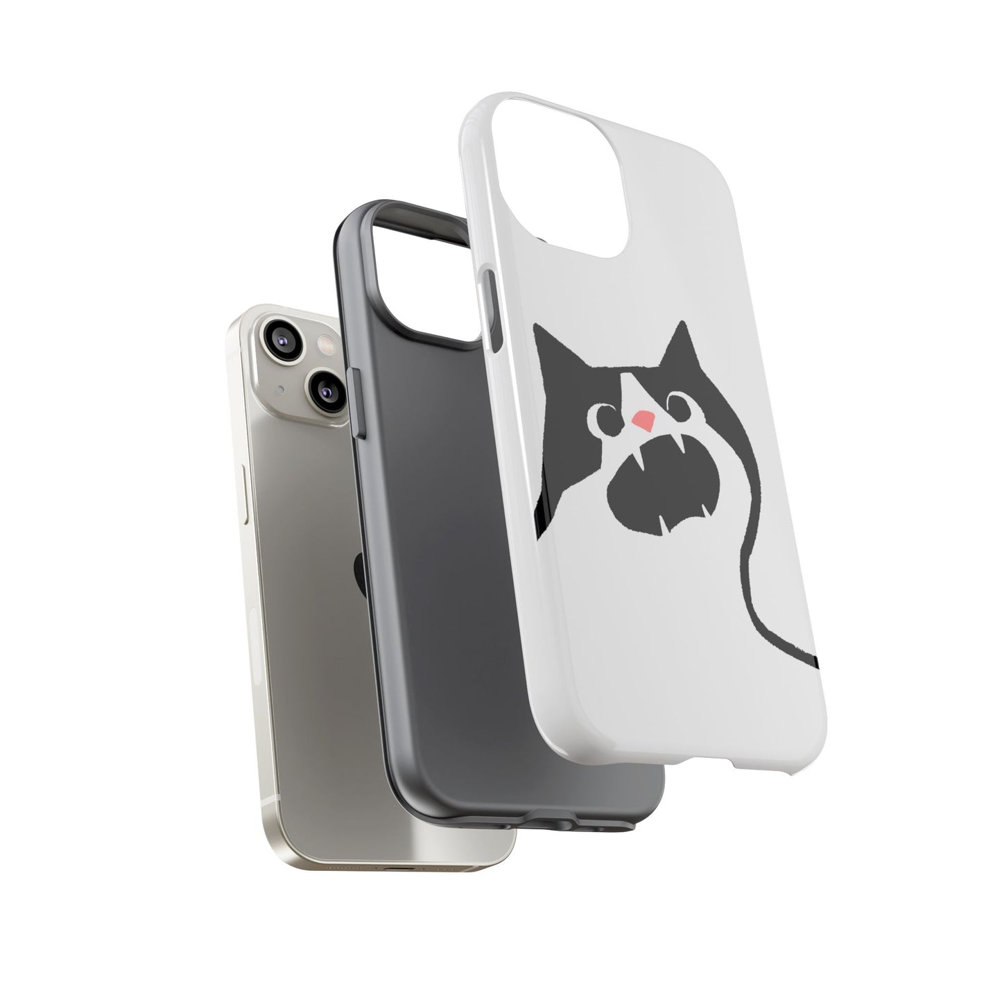 Existential Crisis Cat Dual Layer Phone Case
