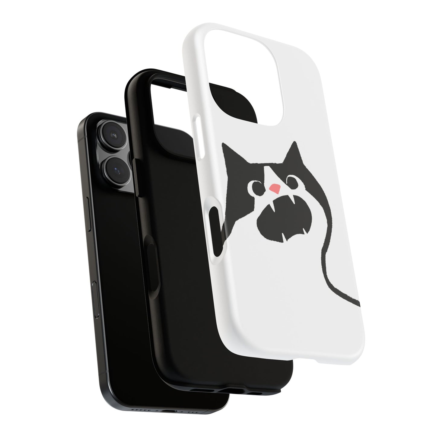 Existential Crisis Cat Dual Layer Phone Case