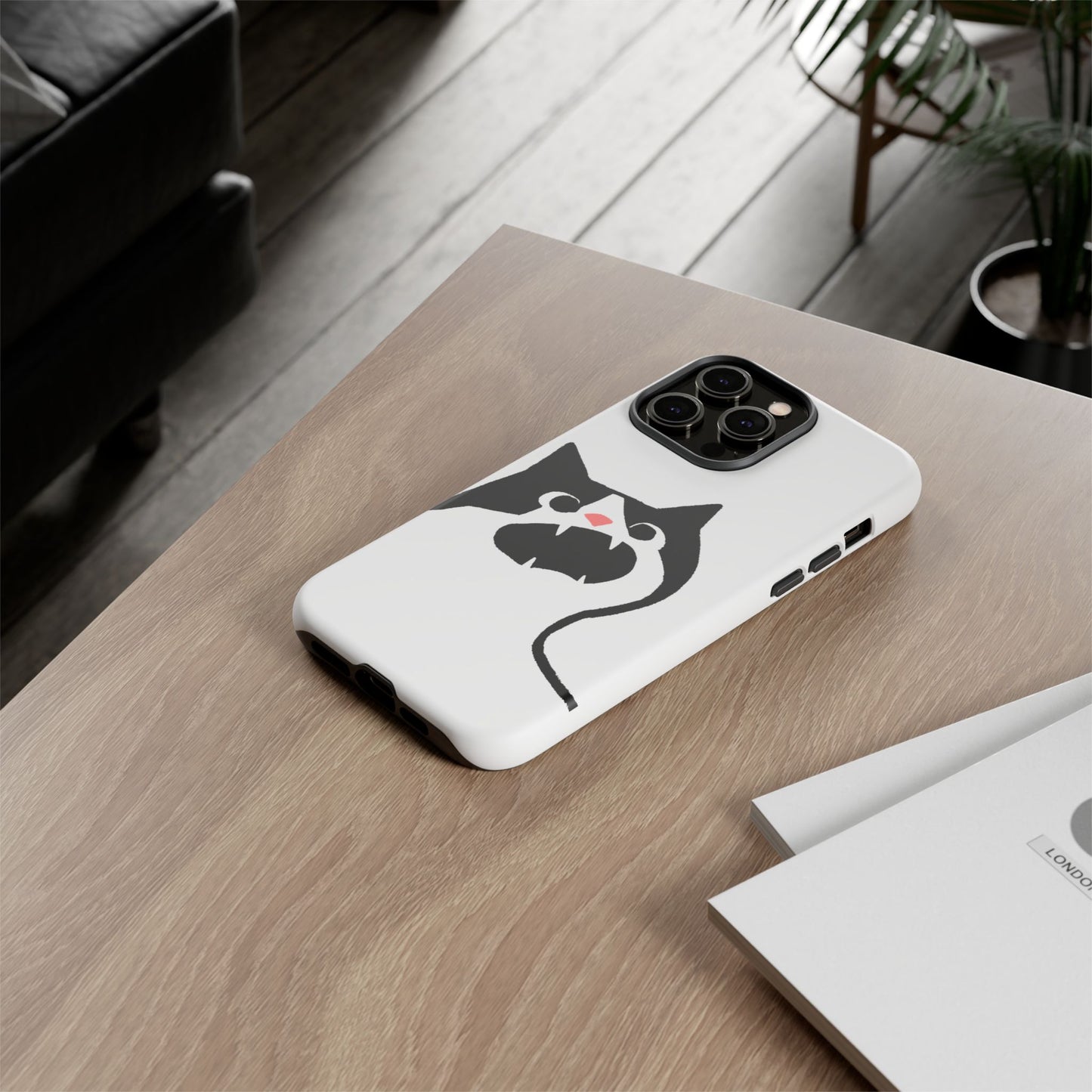 Existential Crisis Cat Dual Layer Phone Case