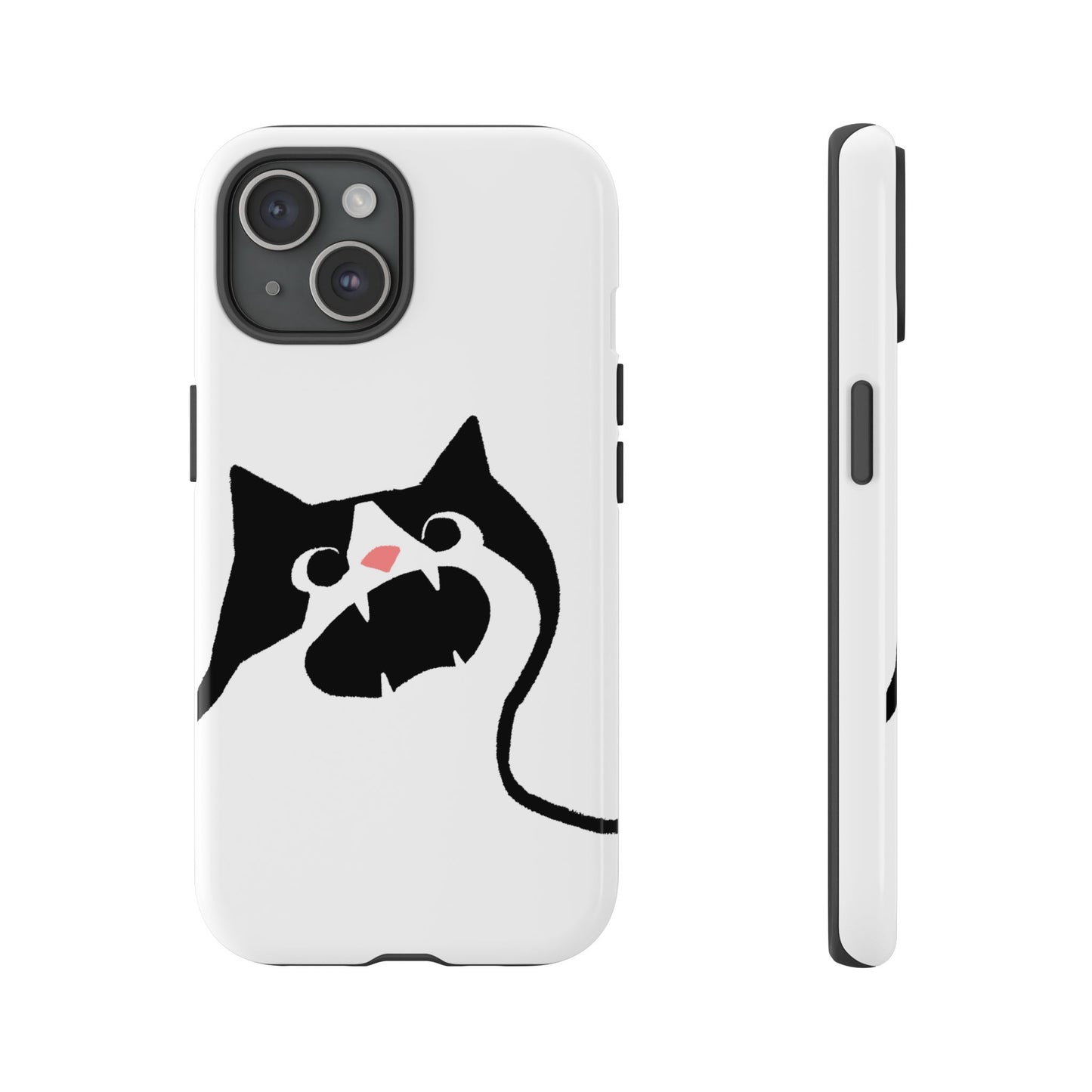 Existential Crisis Cat Dual Layer Phone Case