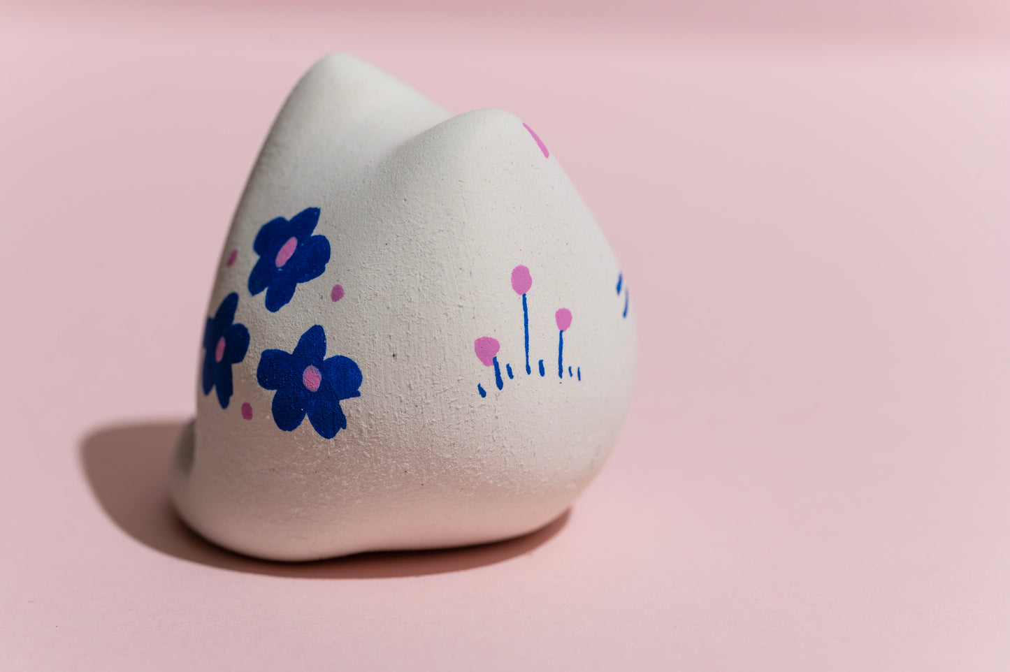 Inari the Cat - Hand Made Clay Sculpture