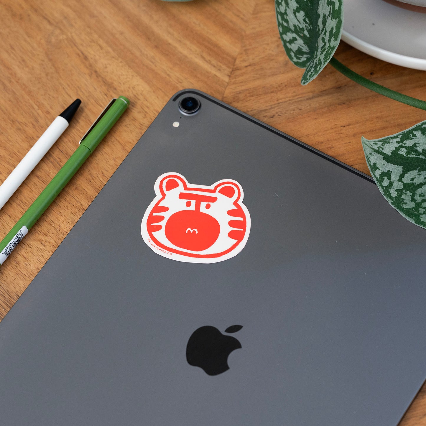 Kayan the Tiger Logo Sticker