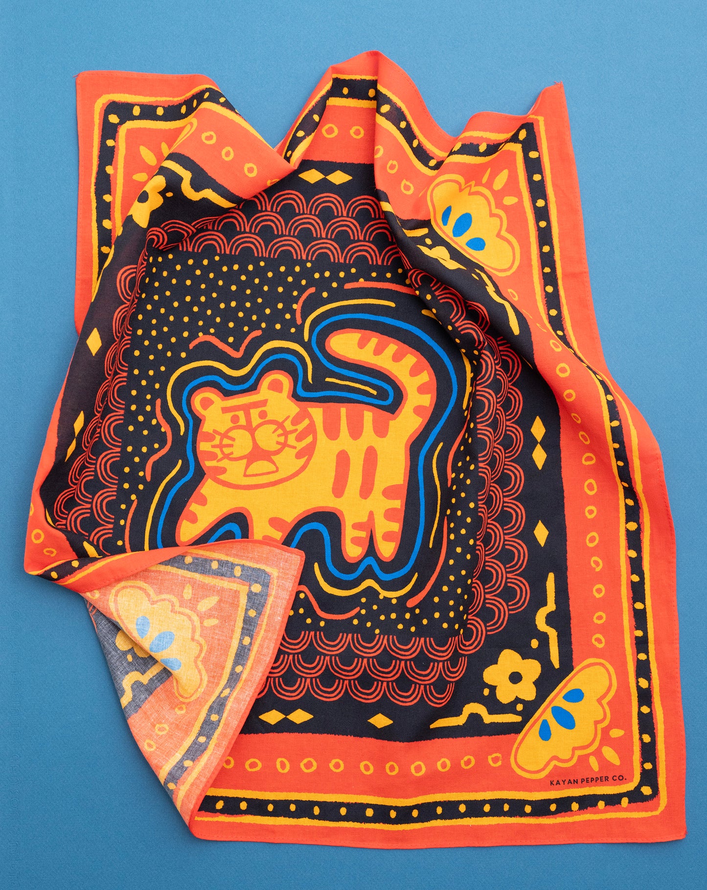 King Tiger Cotton Bandana