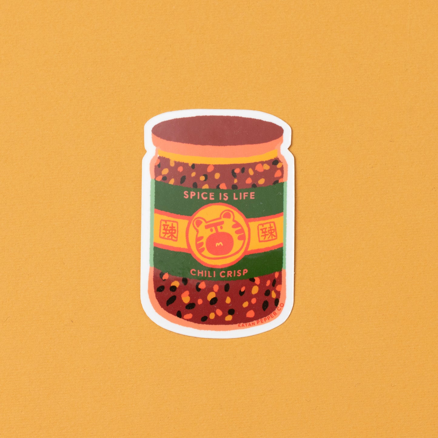 Chili Crisp - Vinyl Sticker