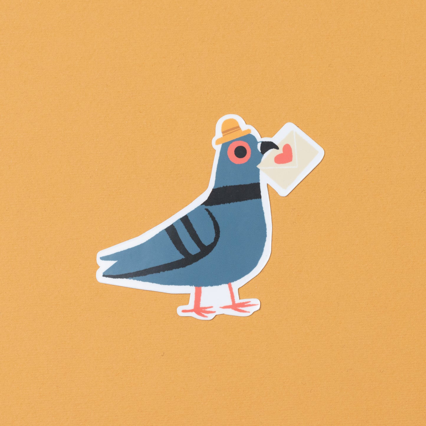 Sending Love Pigeon - Vinyl Sticker
