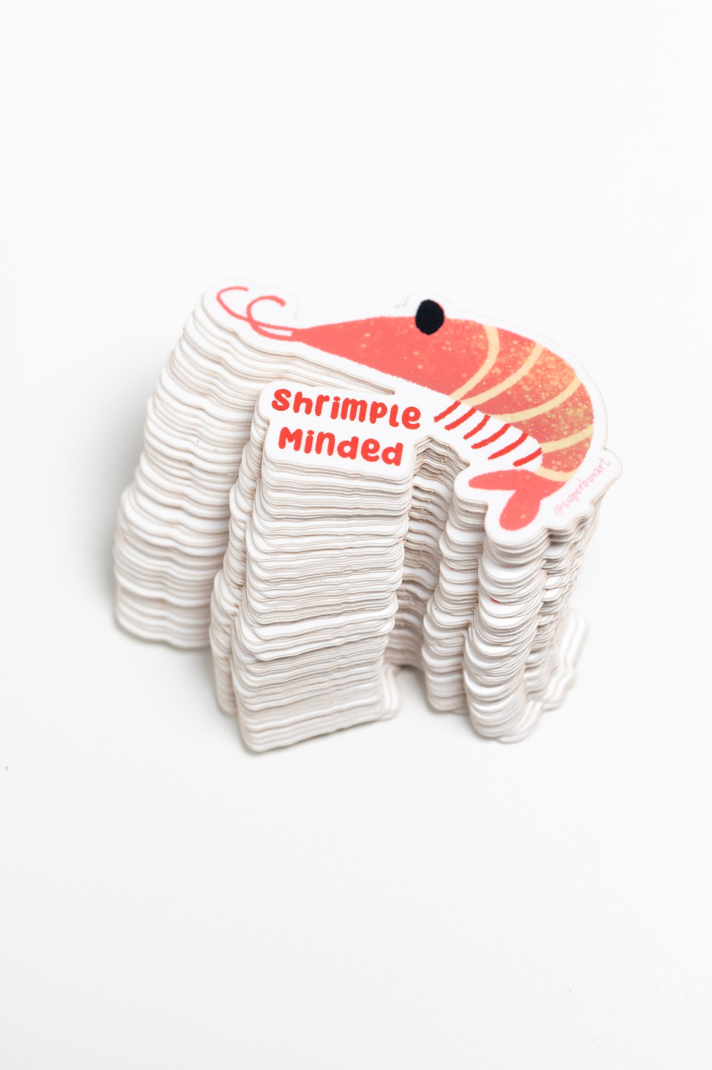 Shrimple Minded - Vinyl Sticker
