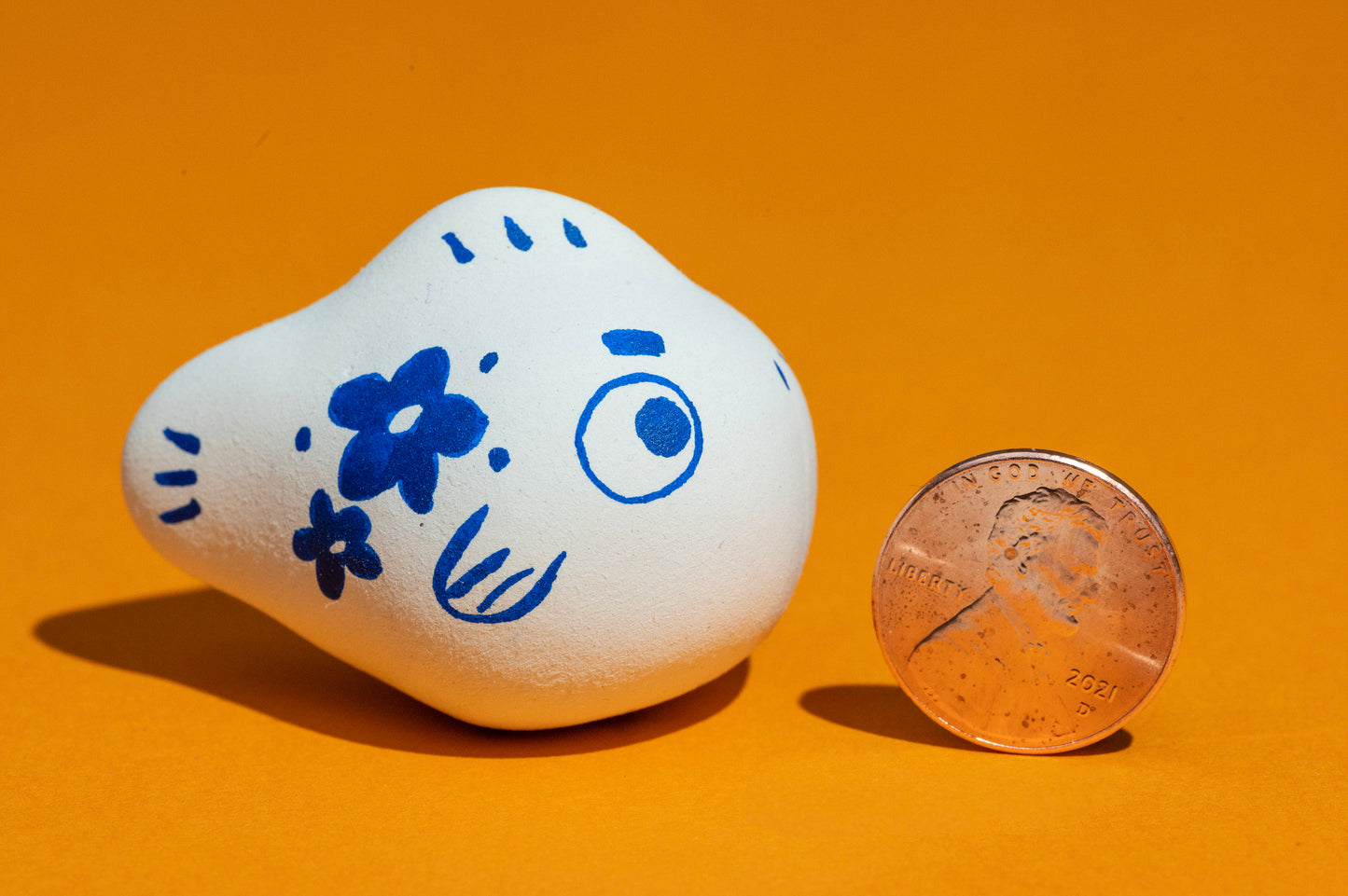 Hana the Carp - Hand Made Clay Sculpture