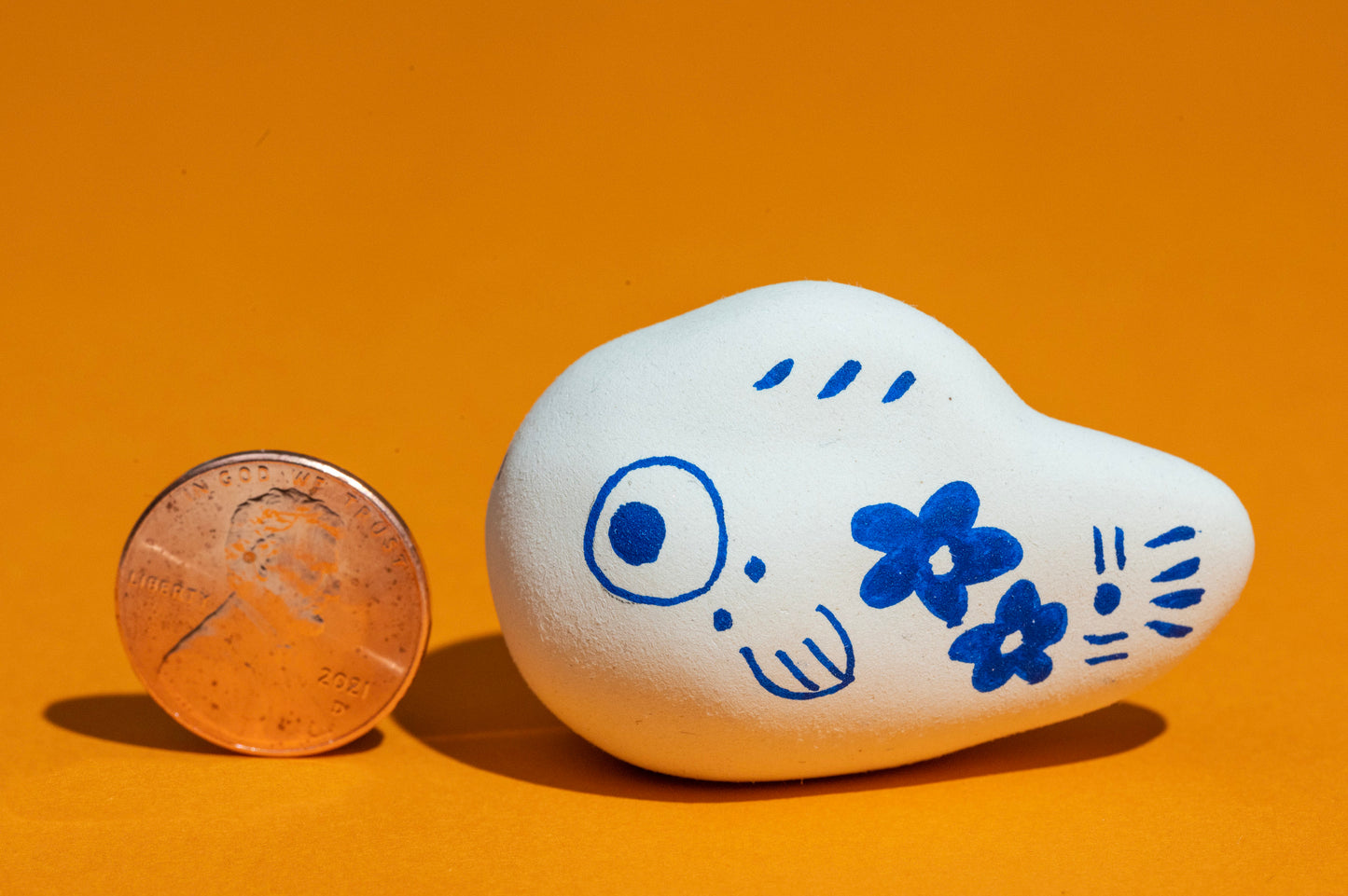 Aoi the Carp - Hand Made Clay Sculpture