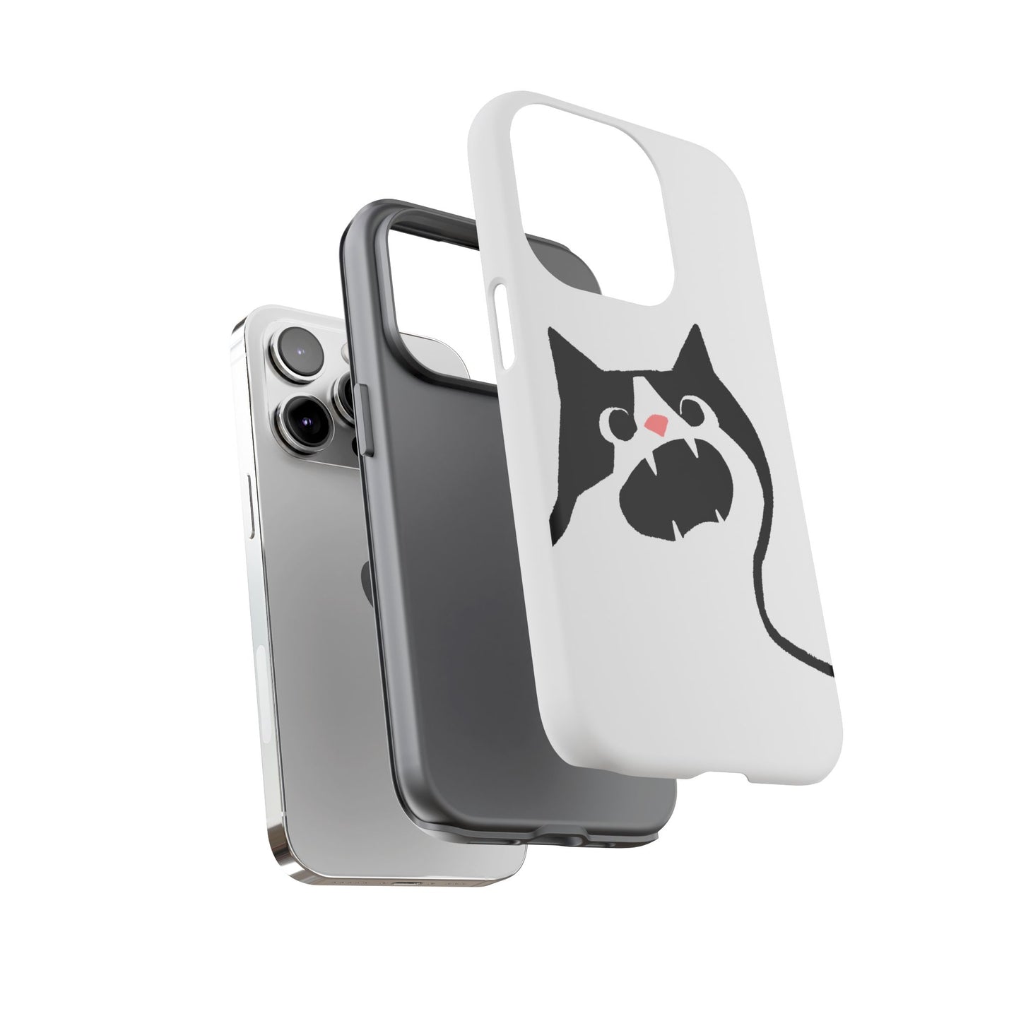 Existential Crisis Cat Dual Layer Phone Case