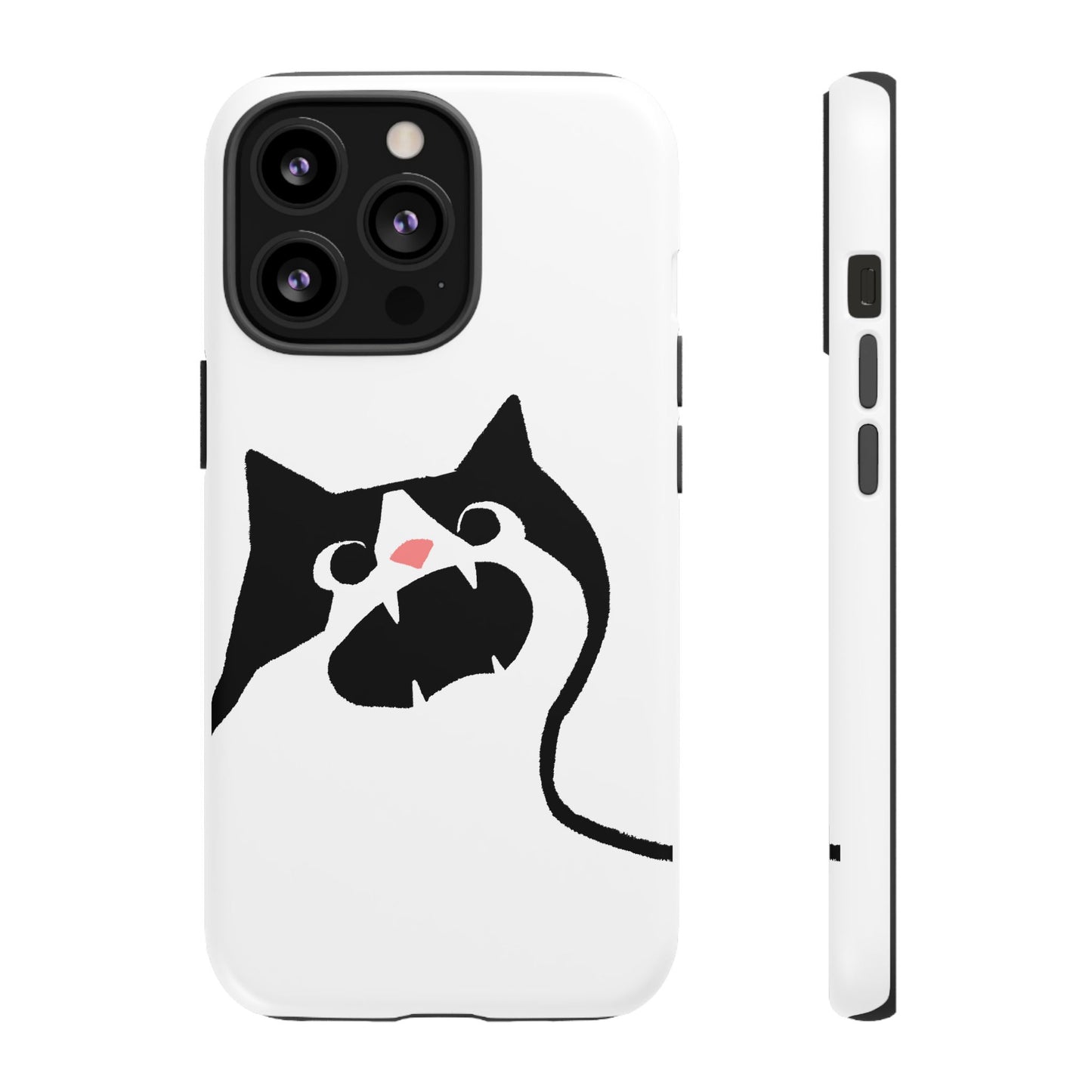 Existential Crisis Cat Dual Layer Phone Case