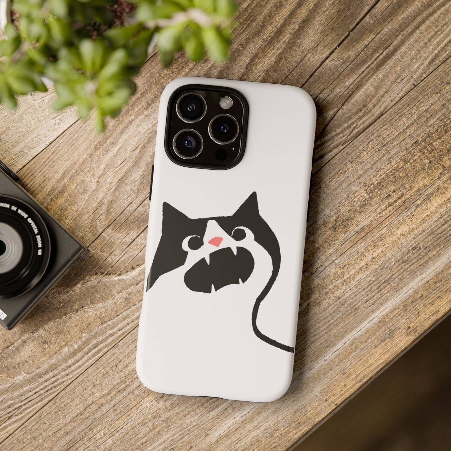 Existential Crisis Cat Dual Layer Phone Case