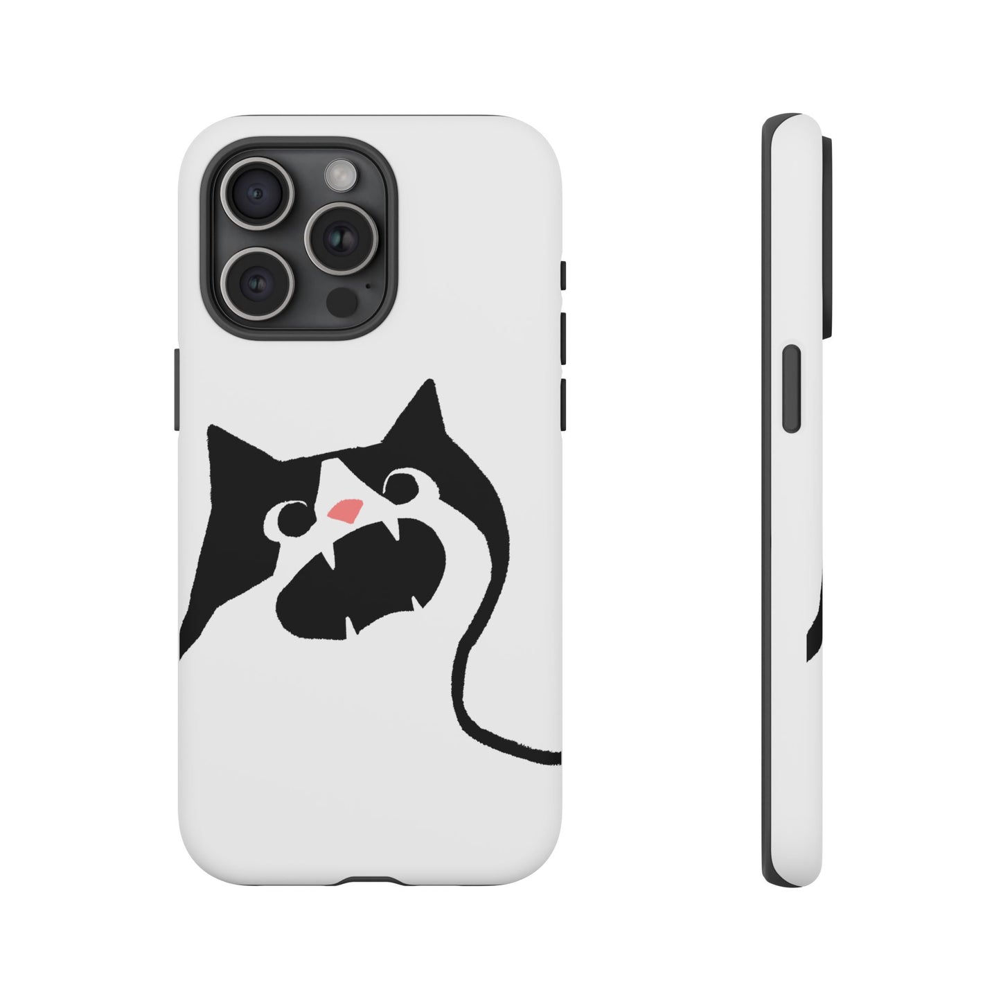Existential Crisis Cat Dual Layer Phone Case